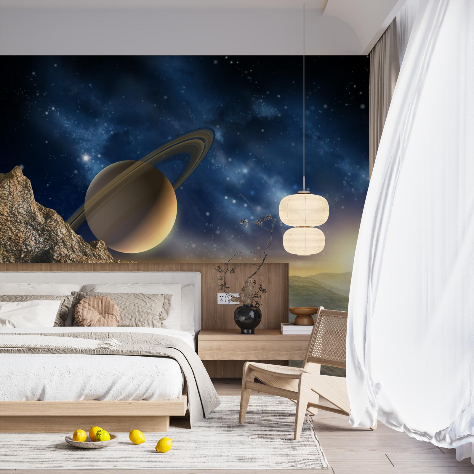 Fototapeta abstrakcie majú planetárne motívy