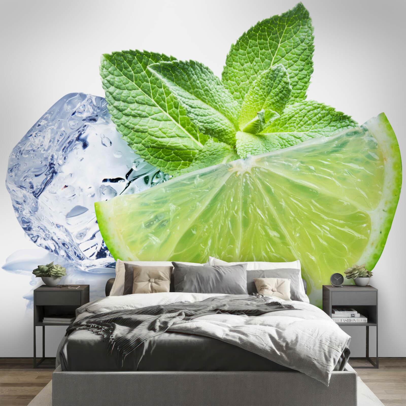 Fototapeta limetkový a matný koktail