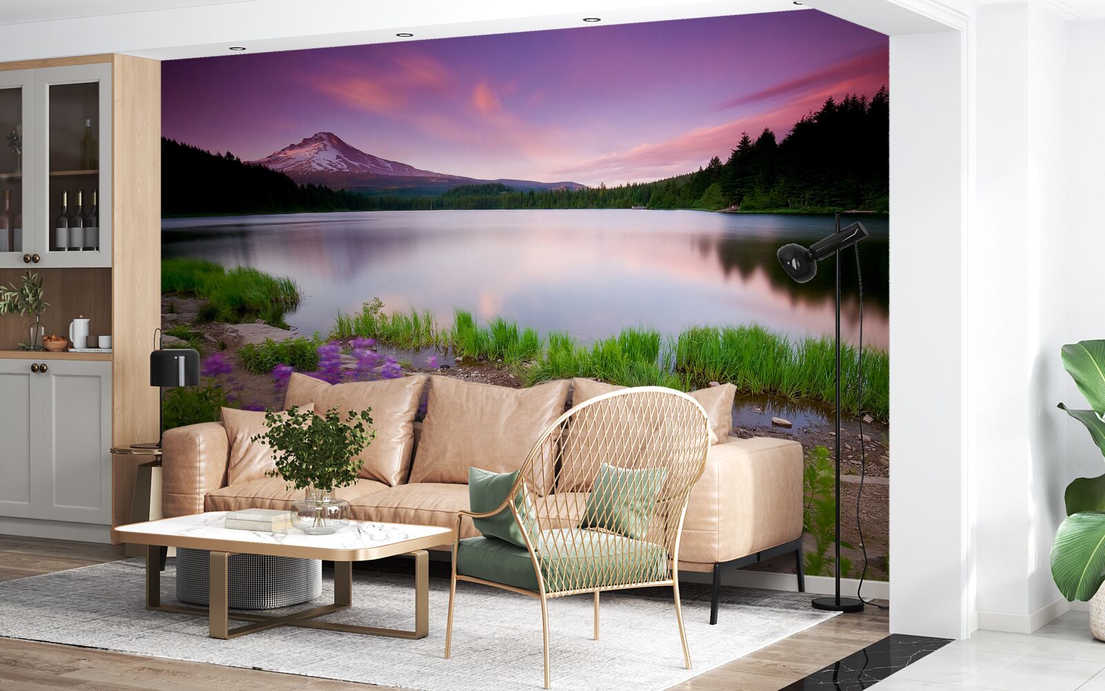 Fototapeta večerná sviežosť v Alpách