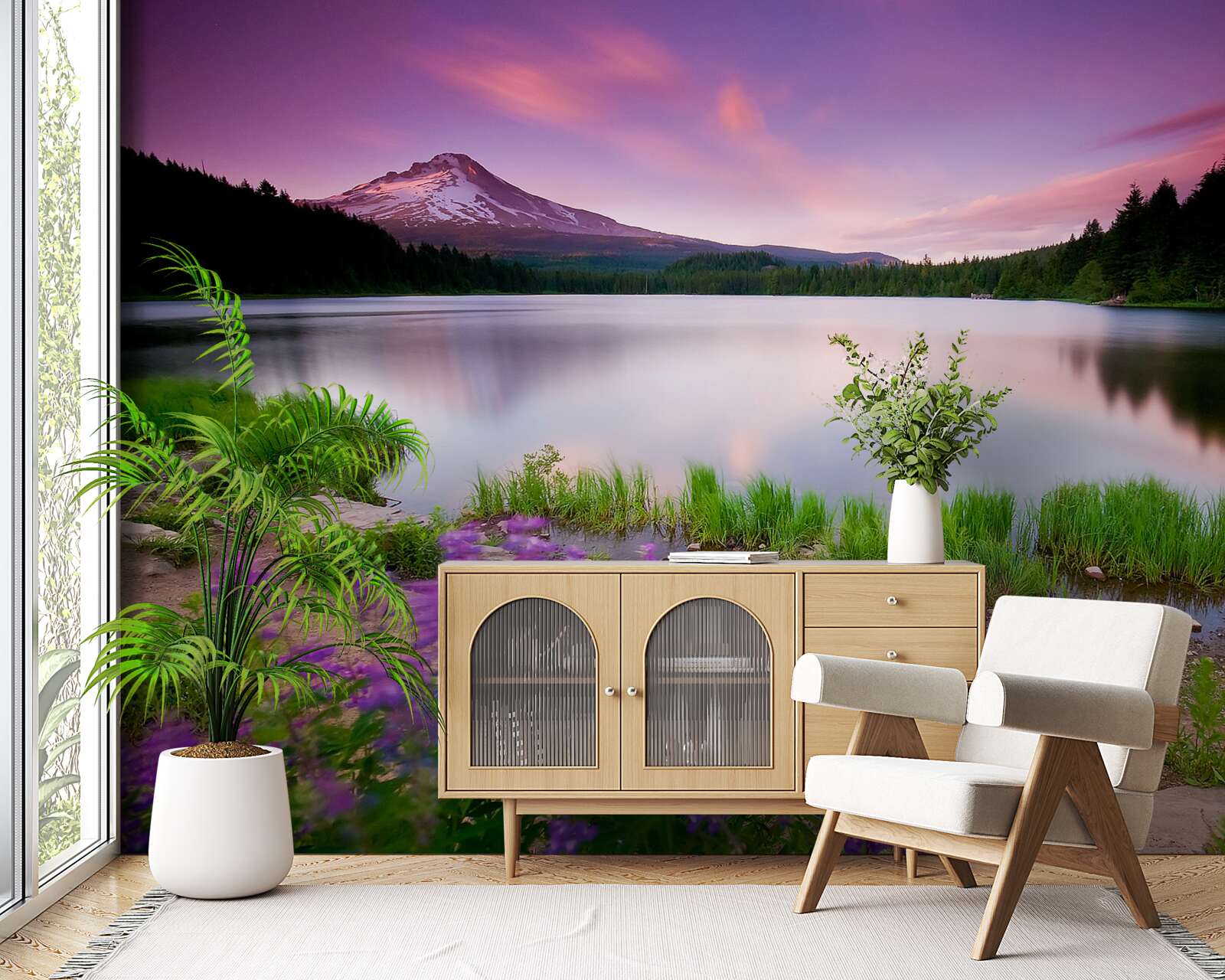 Fototapeta večerná sviežosť v Alpách