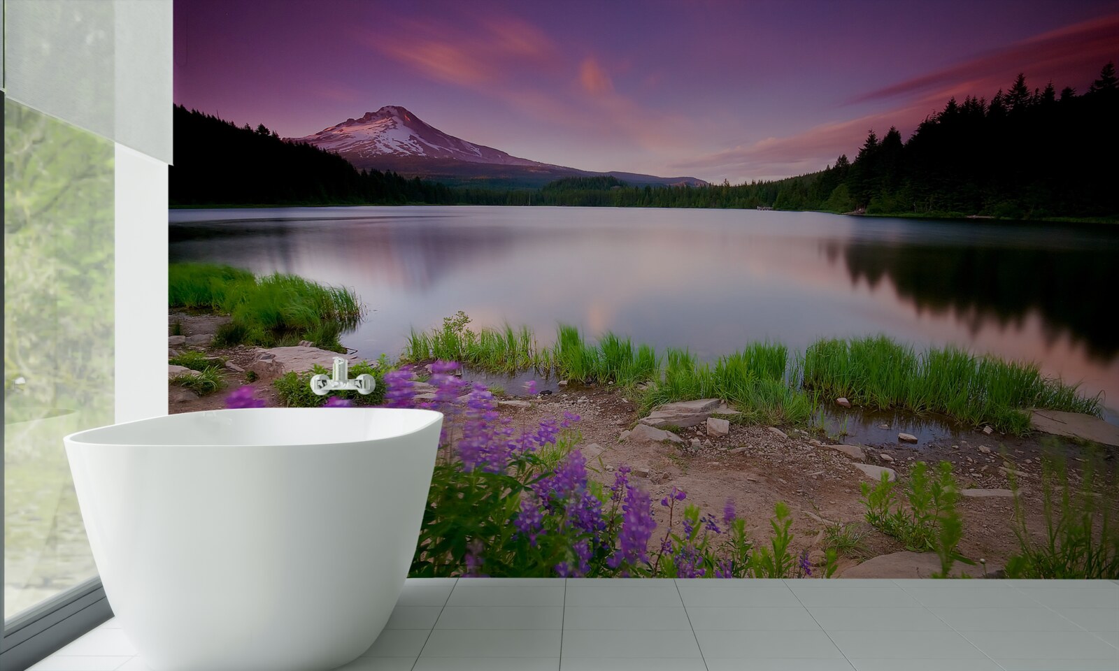 Fototapeta večerná sviežosť v Alpách