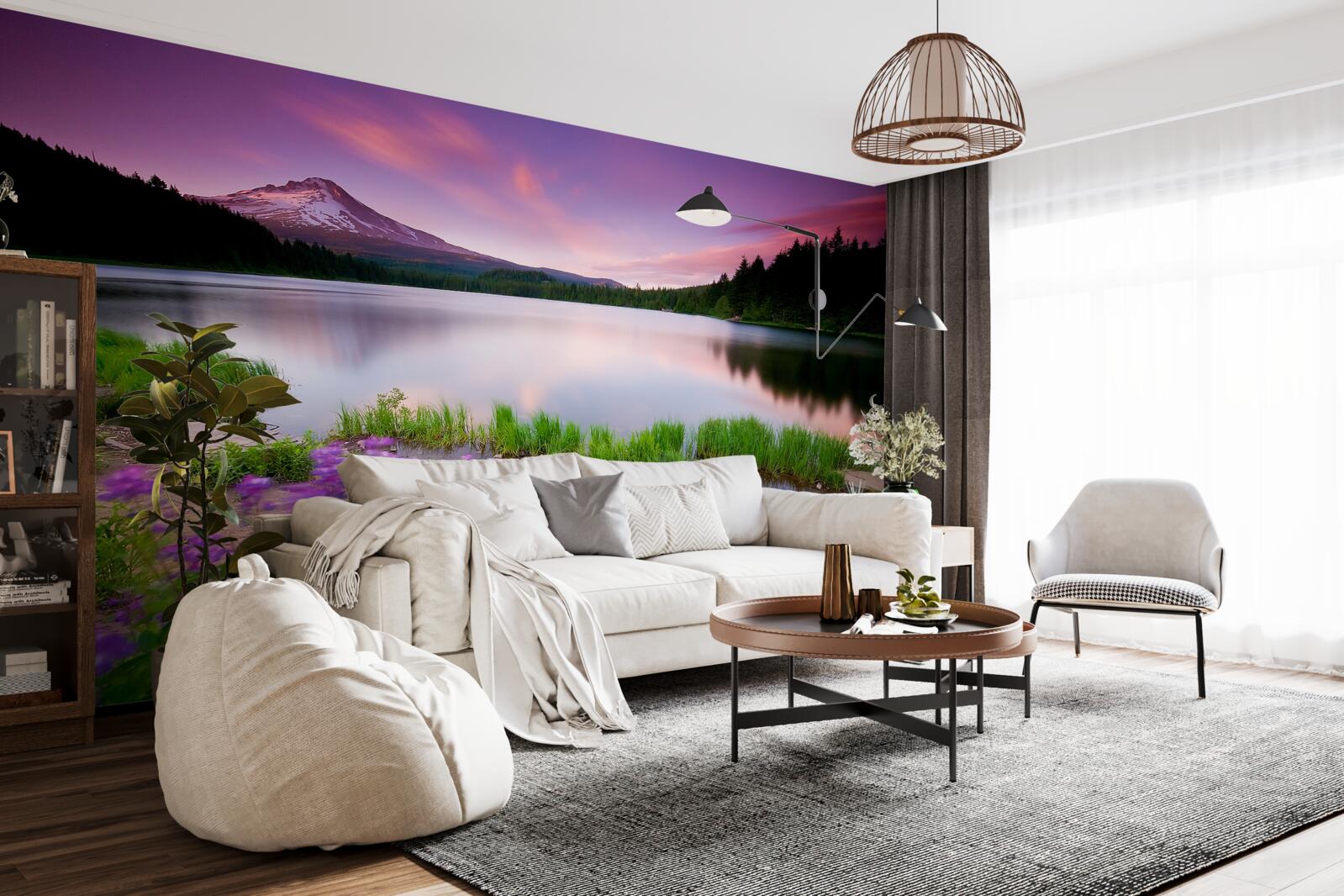 Fototapeta večerná sviežosť v Alpách