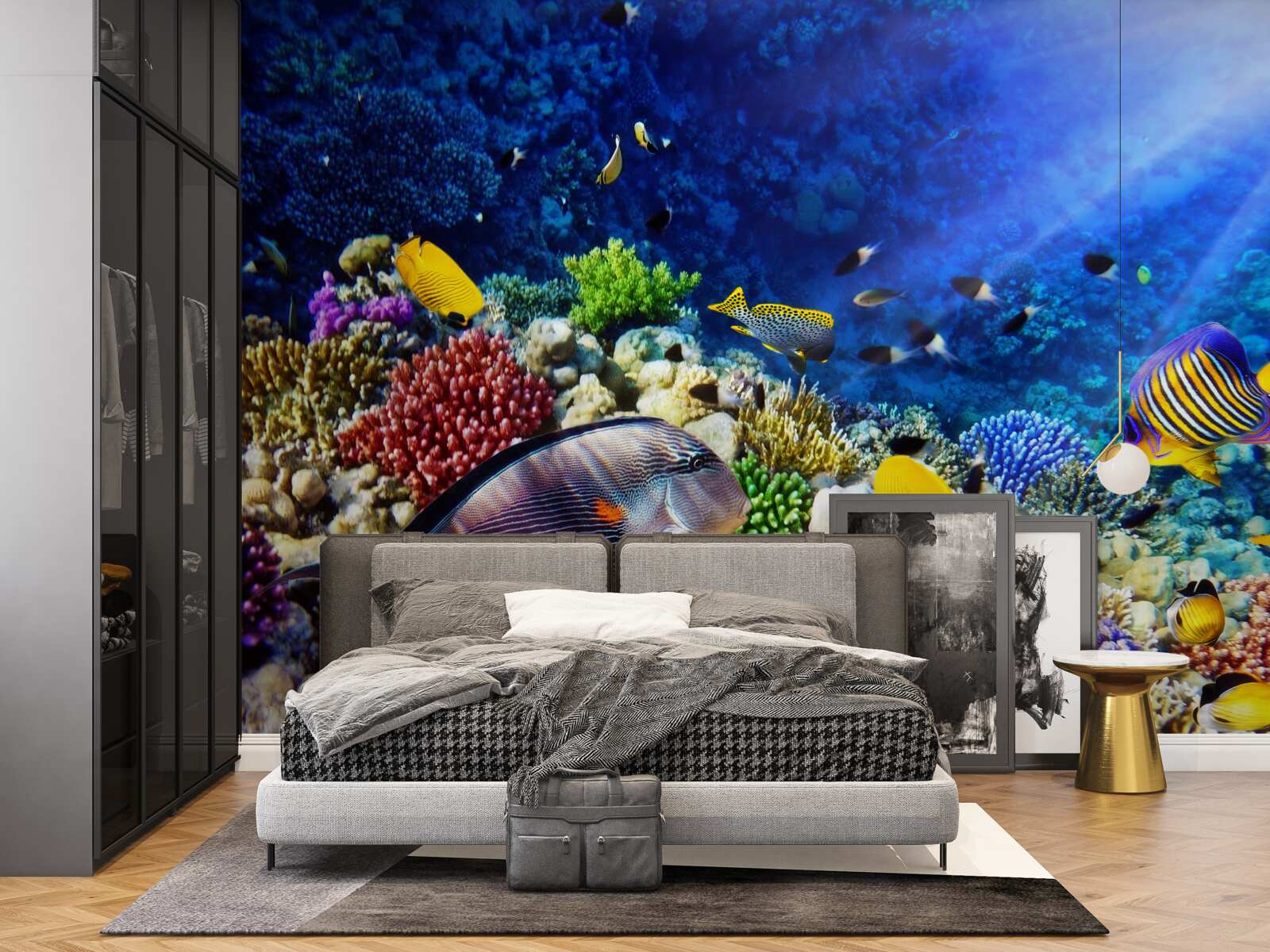 Fototapeta morské útvary pod slnečnými lúčmi