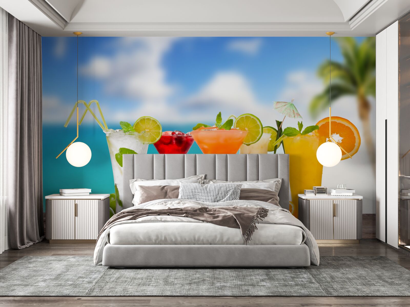 Fototapeta tropické koktaily na keto