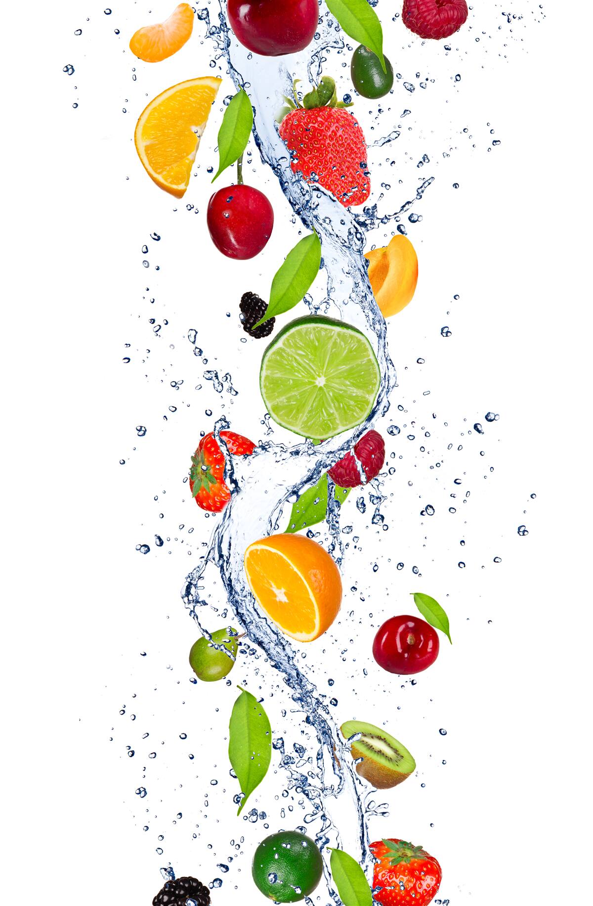 Fototapeta voda a ovocný nápoj