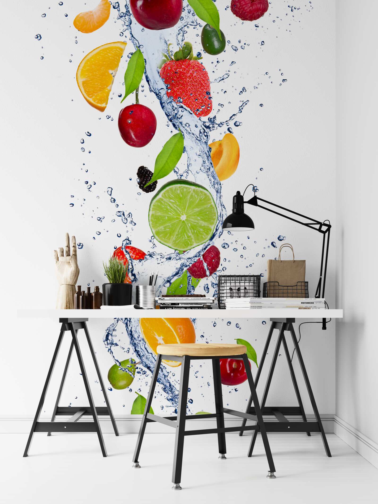 Fototapeta voda a ovocný nápoj