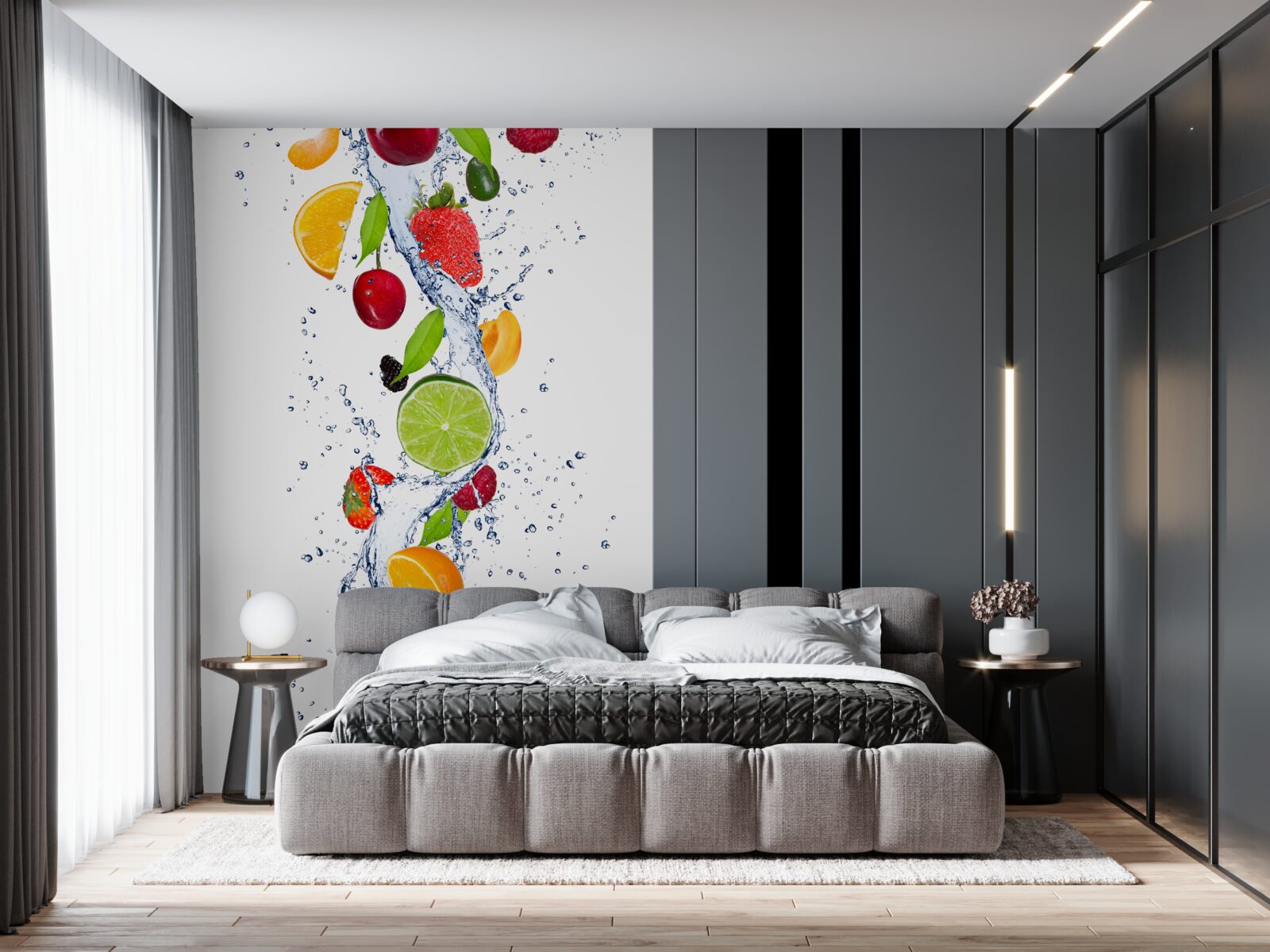 Fototapeta voda a ovocný nápoj