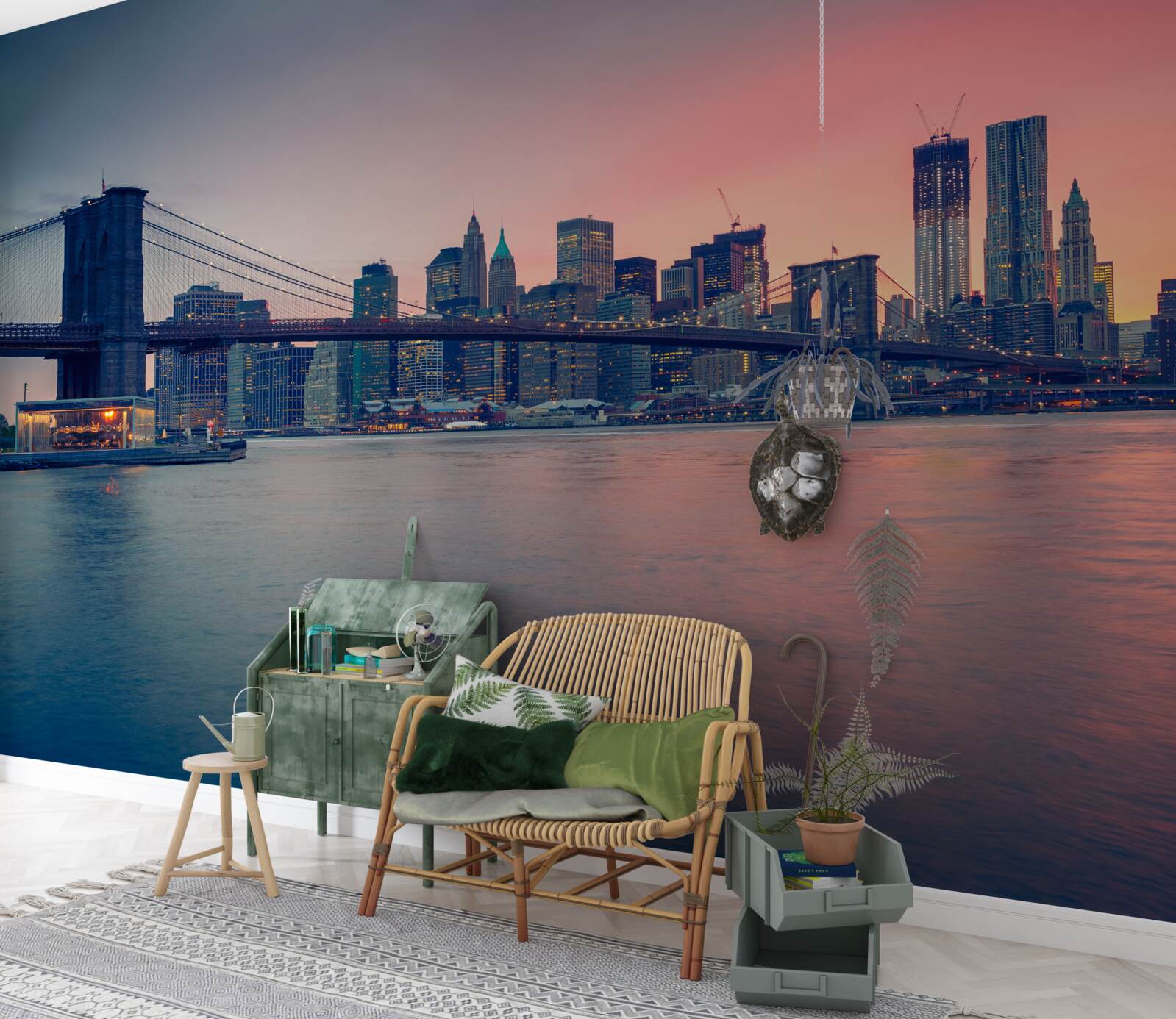 Fototapeta pohľad na mesto pri pobreží