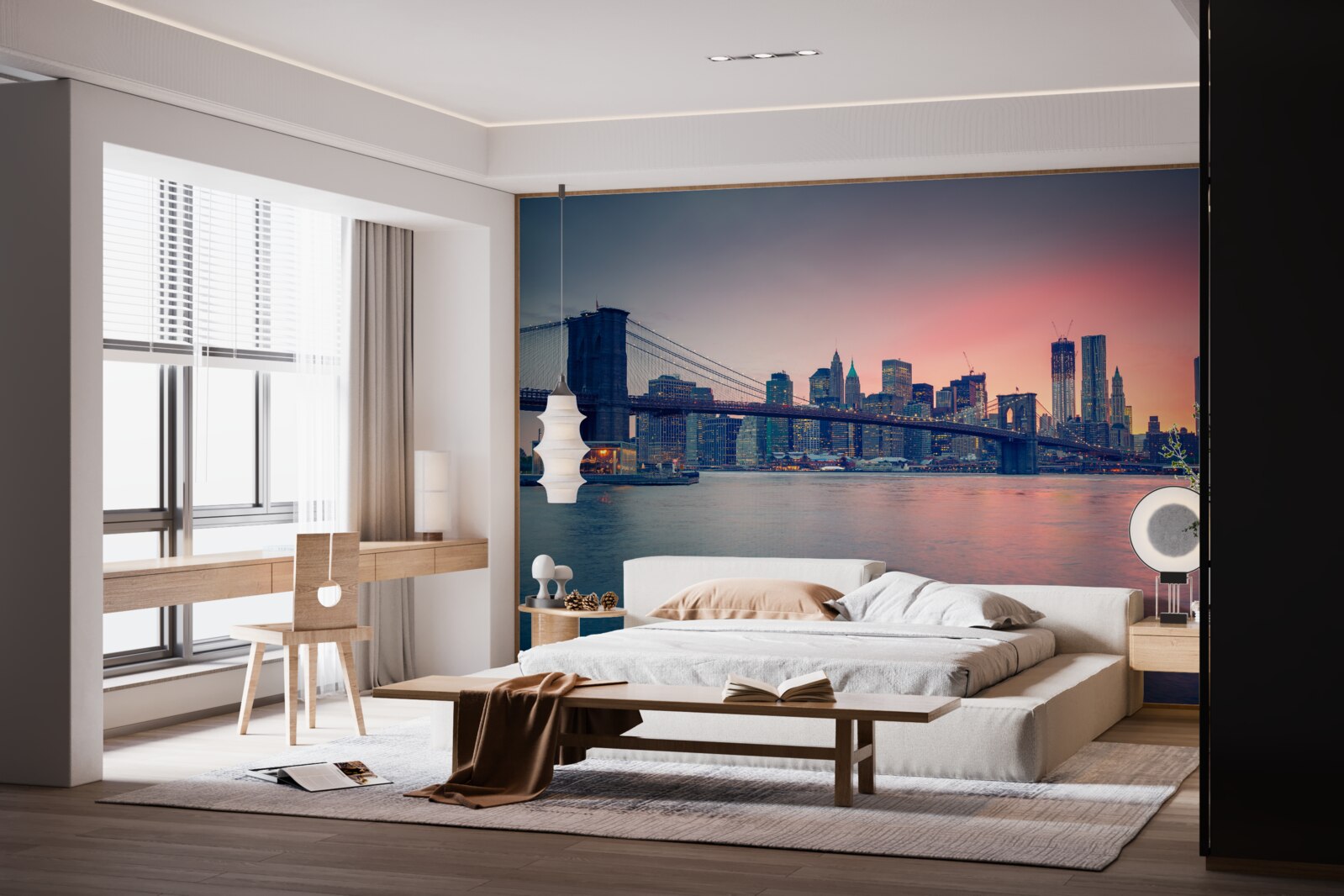 Fototapeta pohľad na mesto pri pobreží