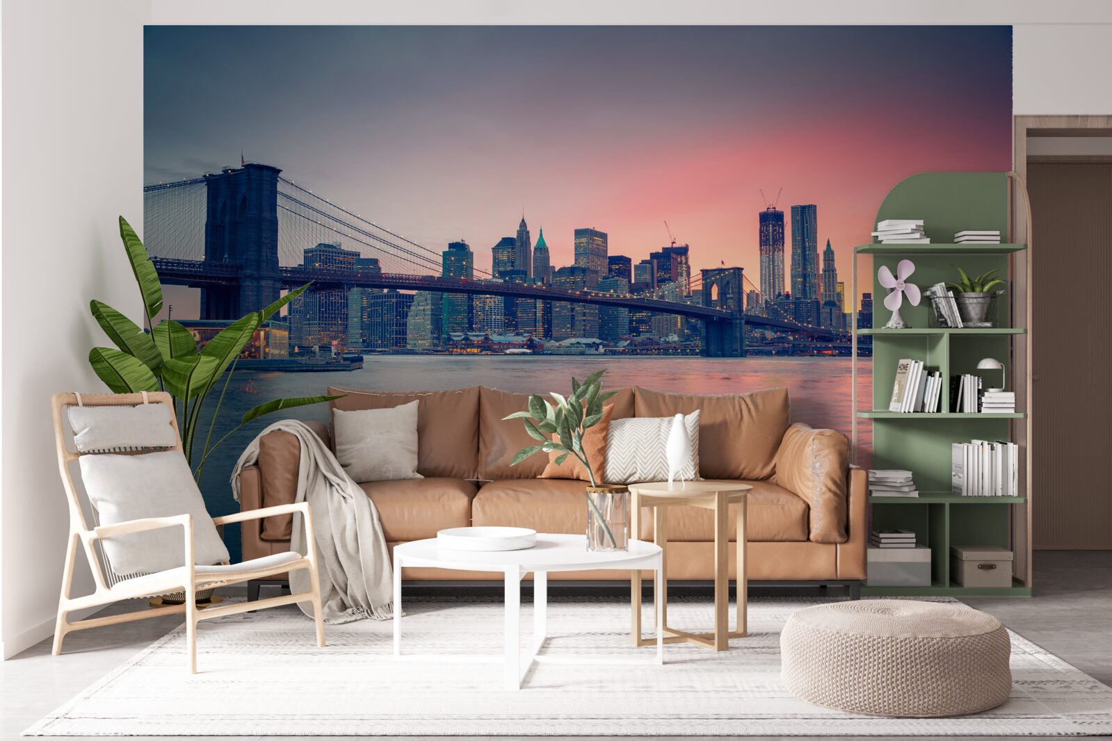 Fototapeta pohľad na mesto pri pobreží