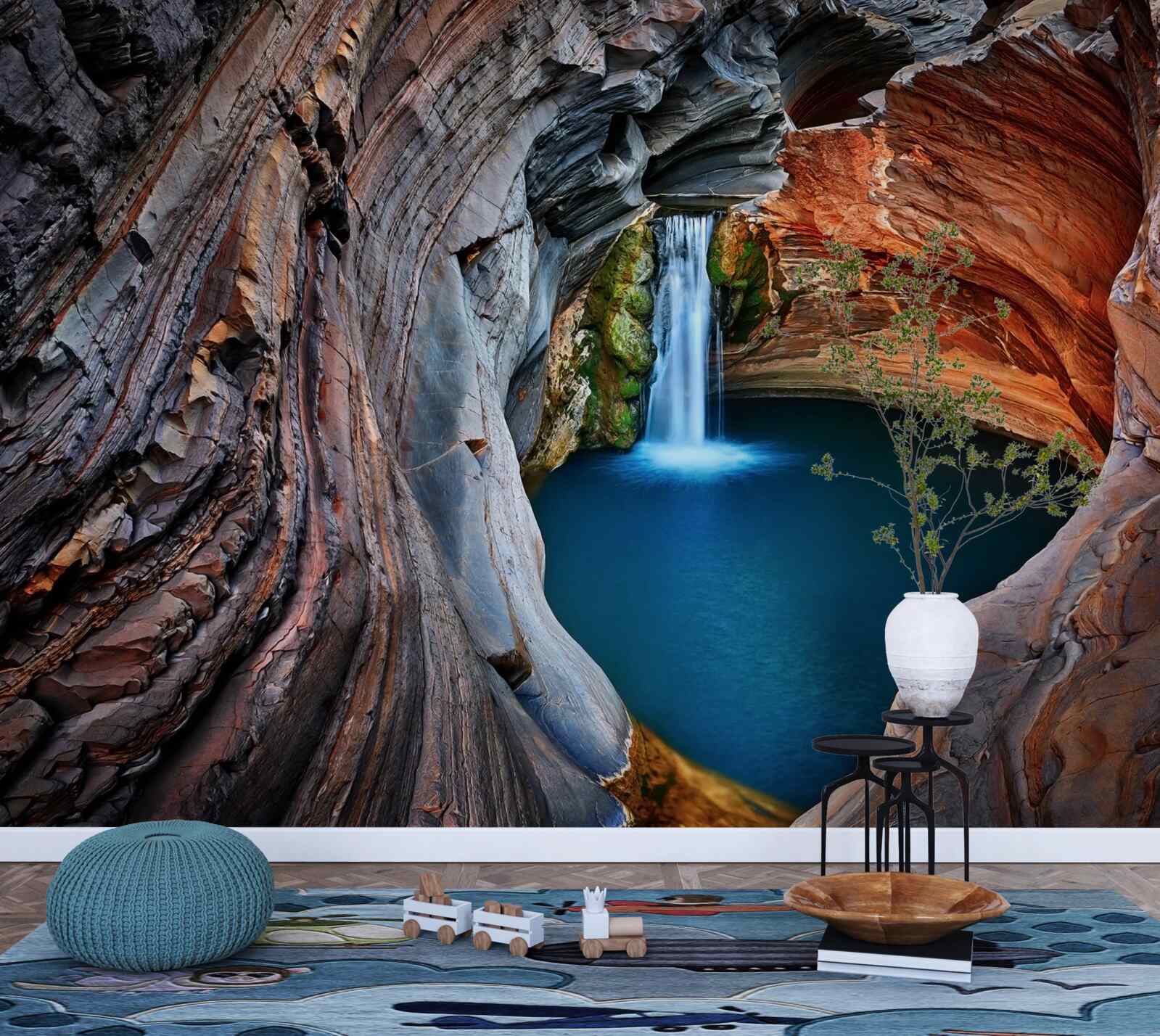 Fototapeta kút v jaskyni