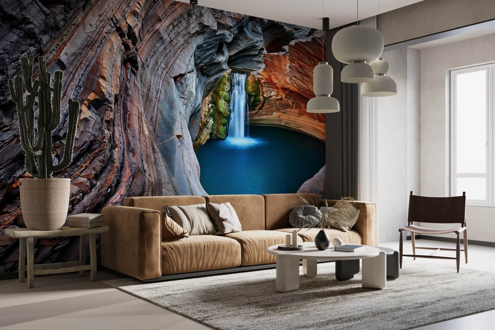 Fototapeta kút v jaskyni