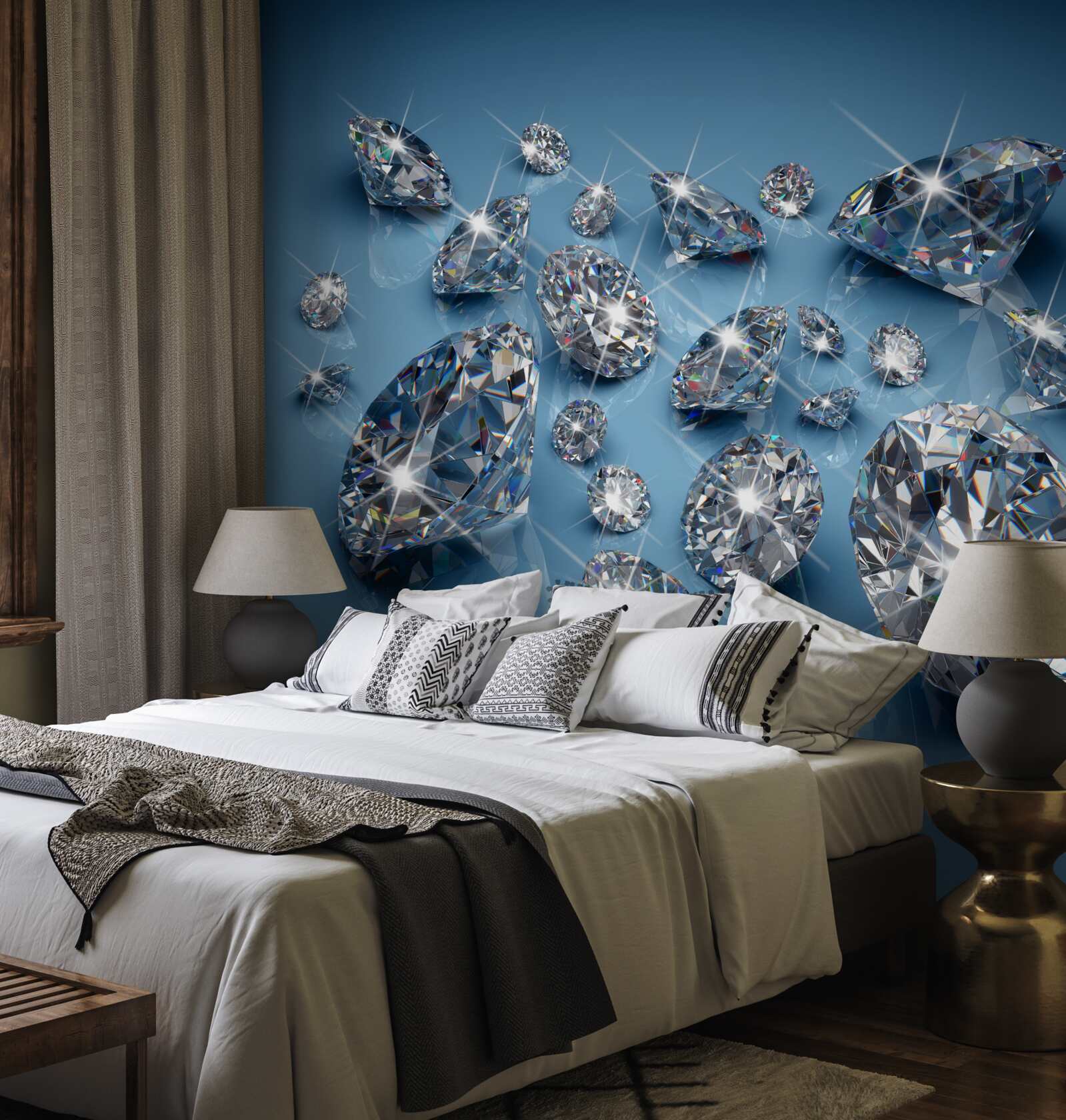 Fototapeta veľké diamanty na bluedrom shop