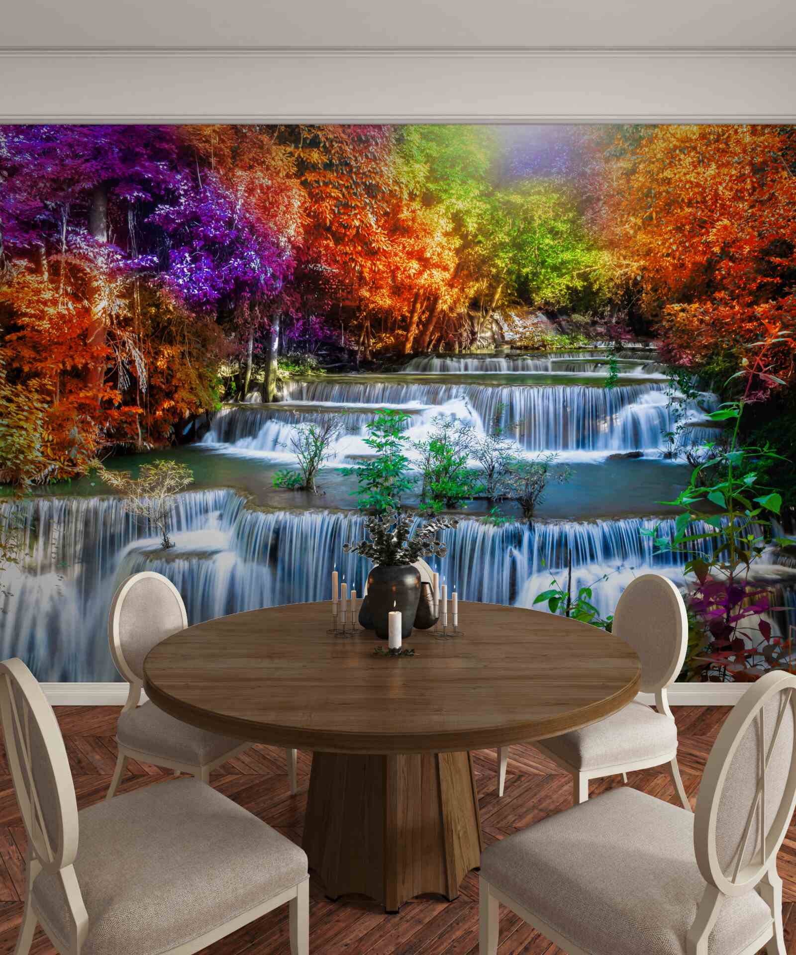 Fototapeta jesenný vodopád v púšti