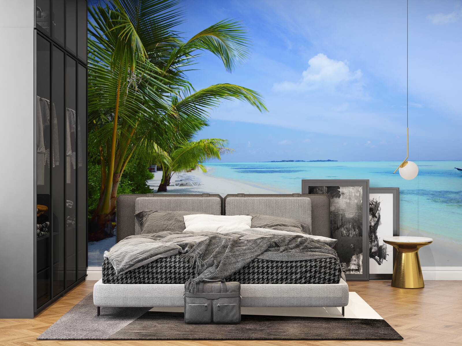 Fototapeta tyrkysové vody pri tropickom pobreží