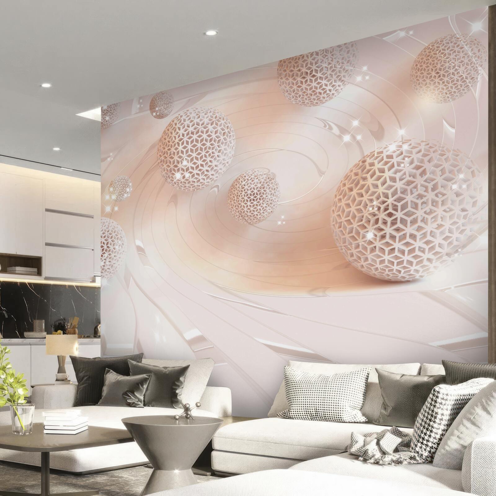 Fototapeta gule v abstrakti levitujú nad hladinou