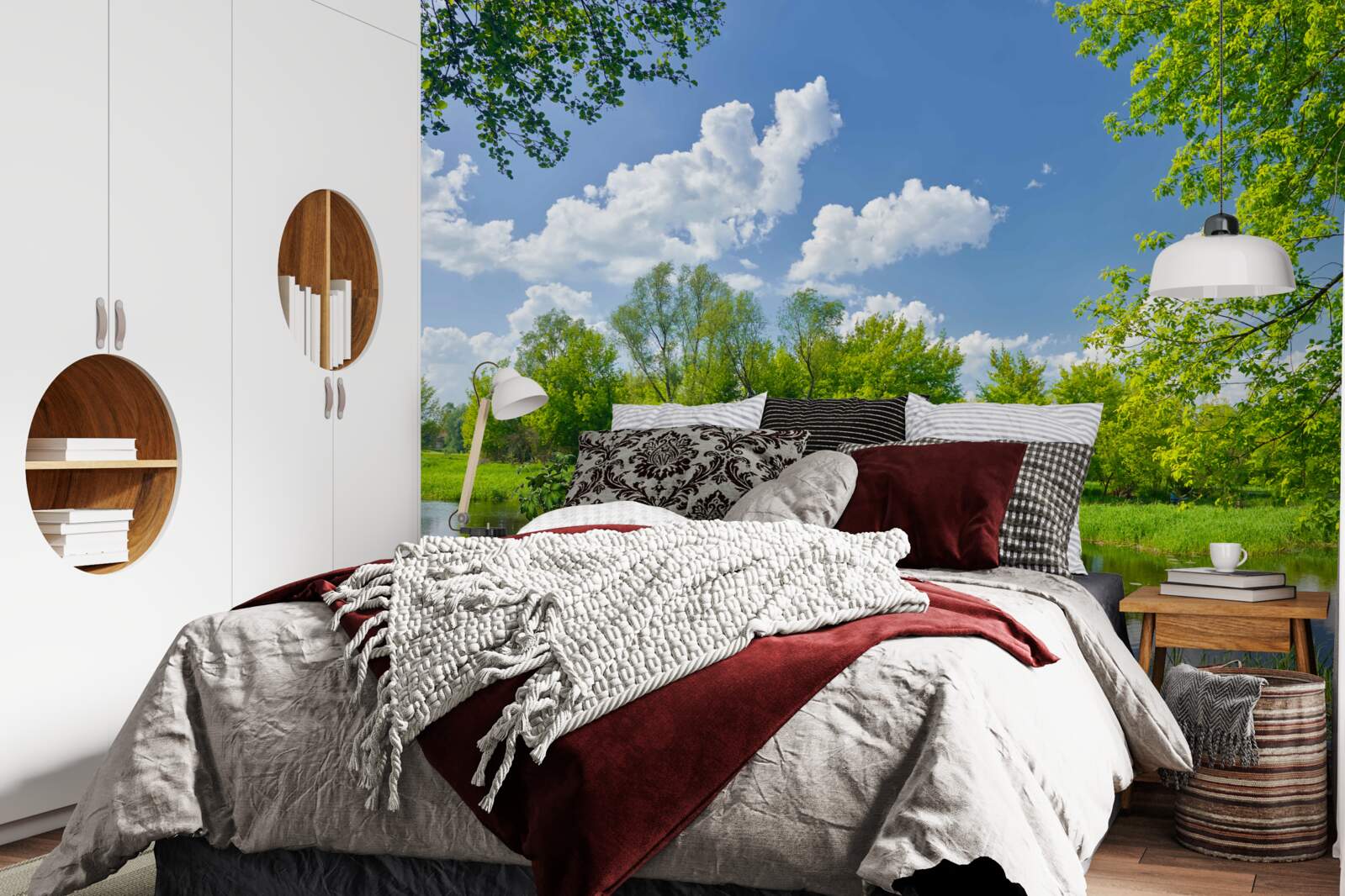 Fototapeta pokojné vody lesnej rieky