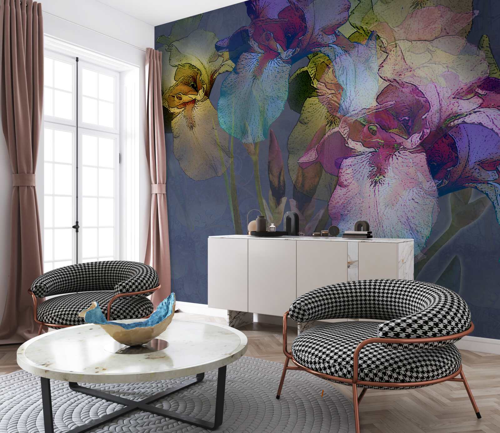 Fototapeta nočnú atmosféru napĺňajú tropické listy