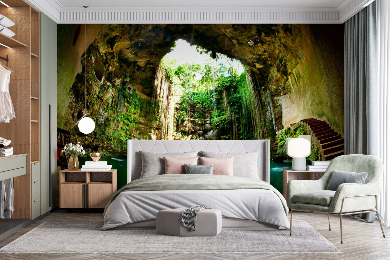 Fototapeta dažďová voda v horskej jaskyni