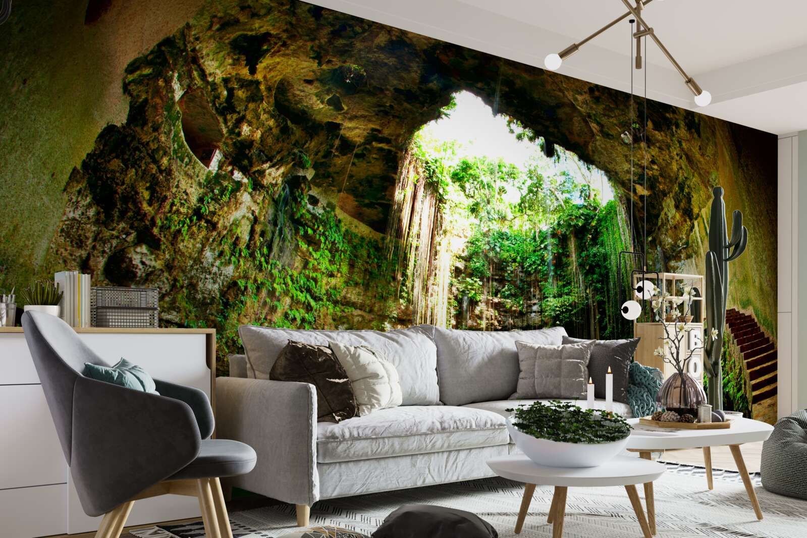 Fototapeta dažďová voda v horskej jaskyni