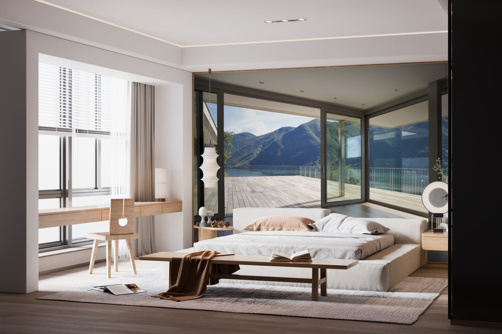 Fototapeta nádherný panoramatický výhľad z terasy