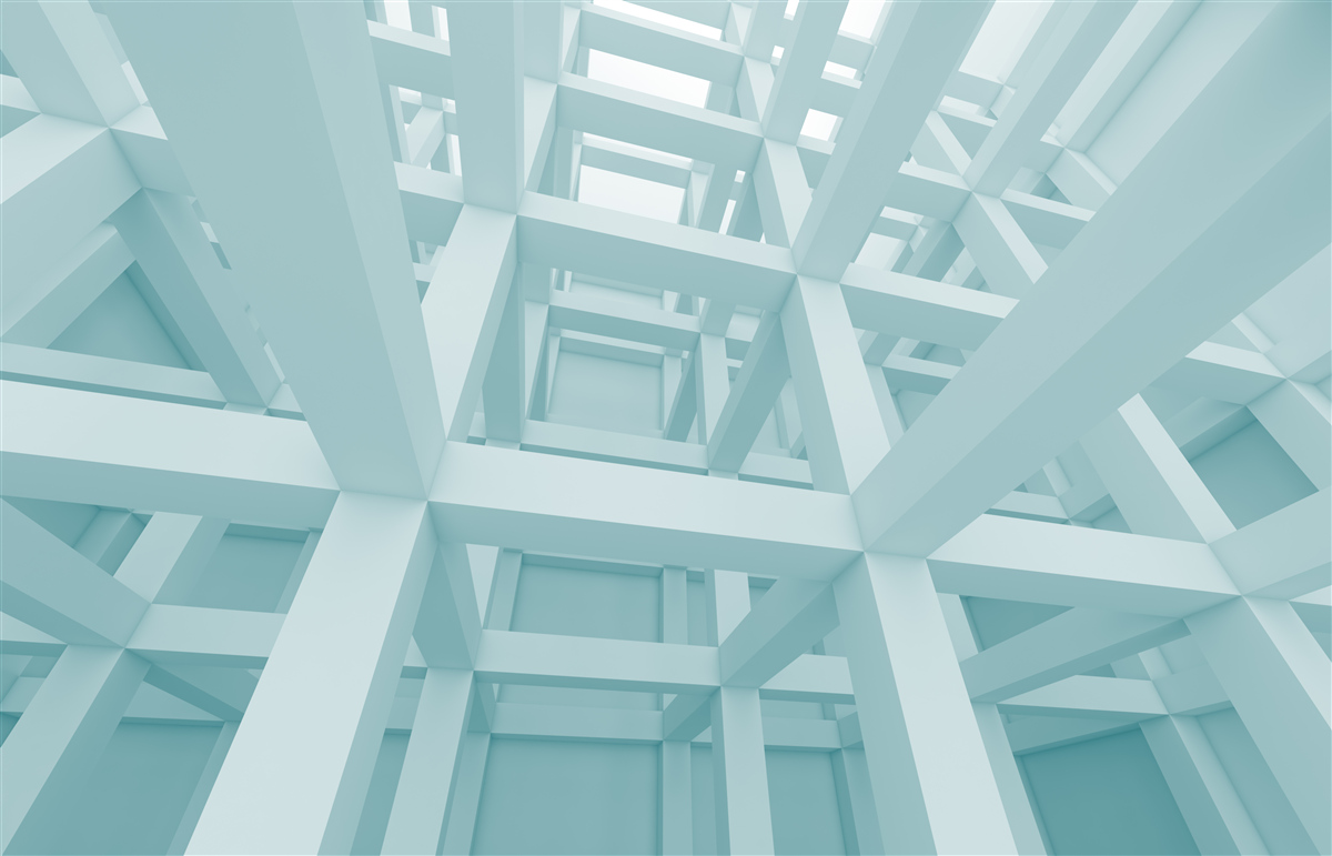 Fototapeta abstraktné kovové tvary