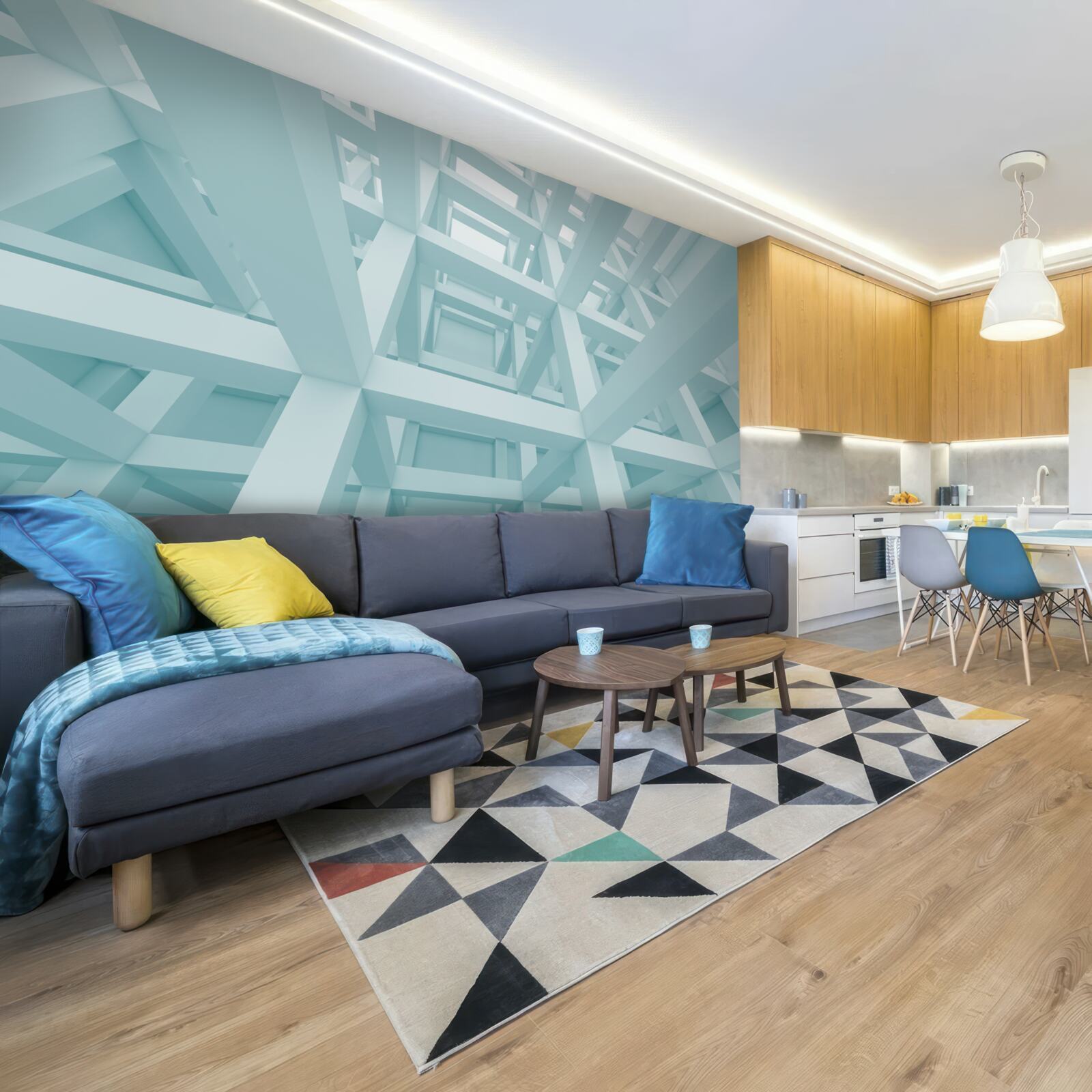 Fototapeta abstraktné kovové tvary