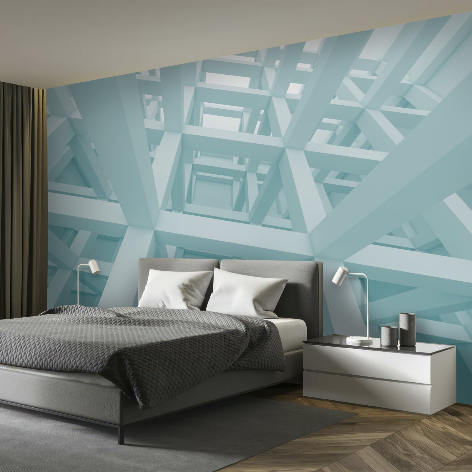 Fototapeta abstraktné kovové tvary