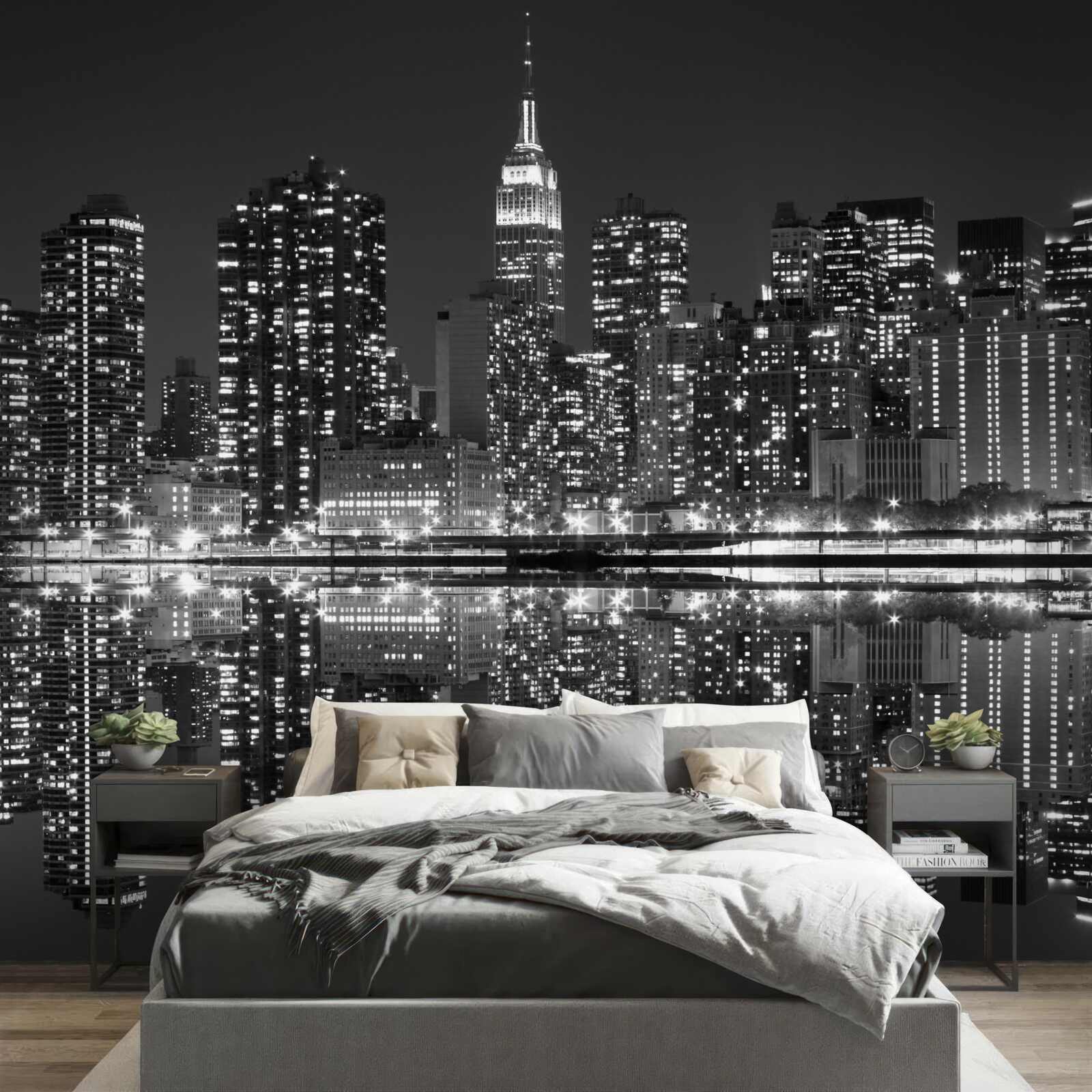 Fototapeta nemôžete vidieť panorámu mesta v odrazoch vody