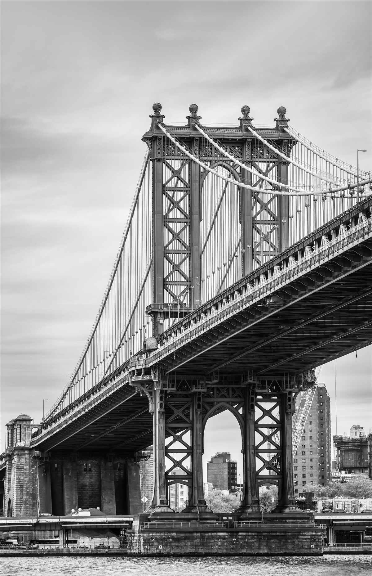 Fototapeta spodný most vedie do obývanej oblasti