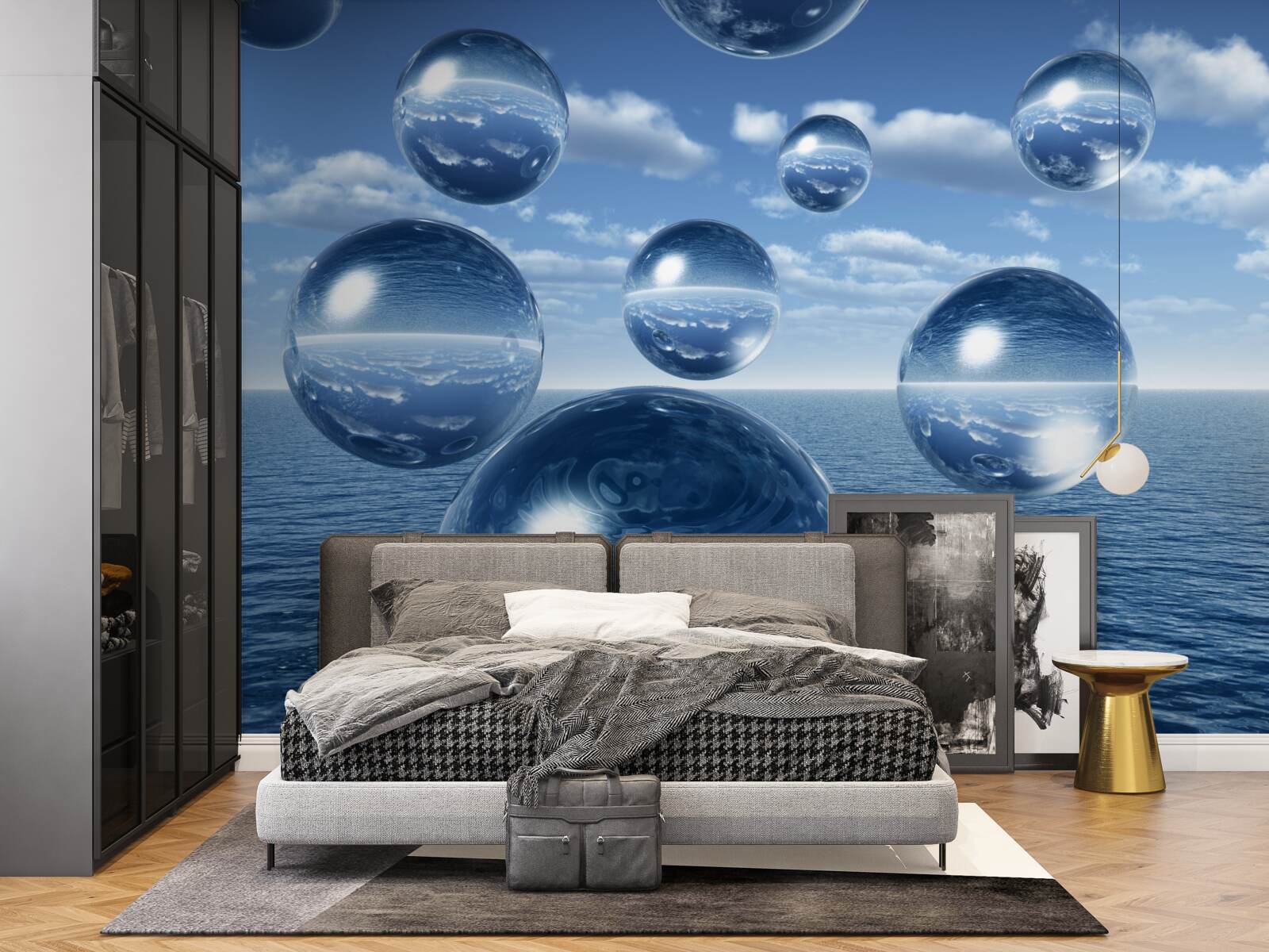 Fototapeta kvapky vody stekajú do mora