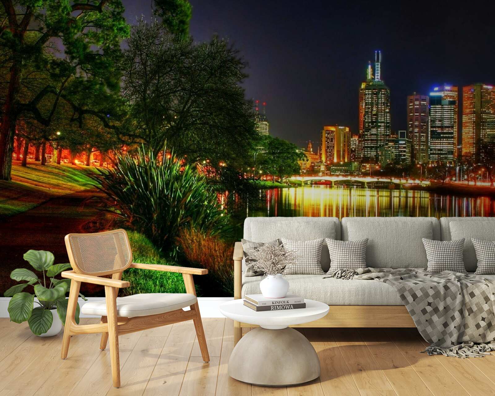 Fototapeta večer opustené nábrežie