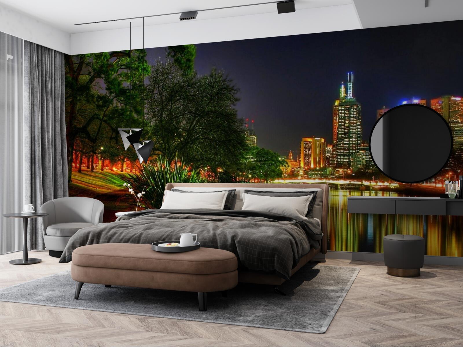 Fototapeta večer opustené nábrežie