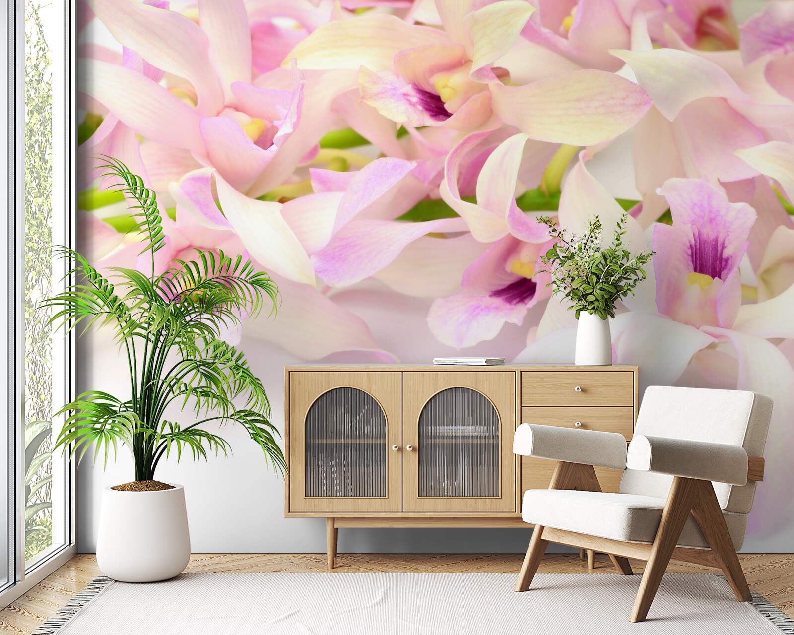 Fototapeta jemné ružové puky kvetov