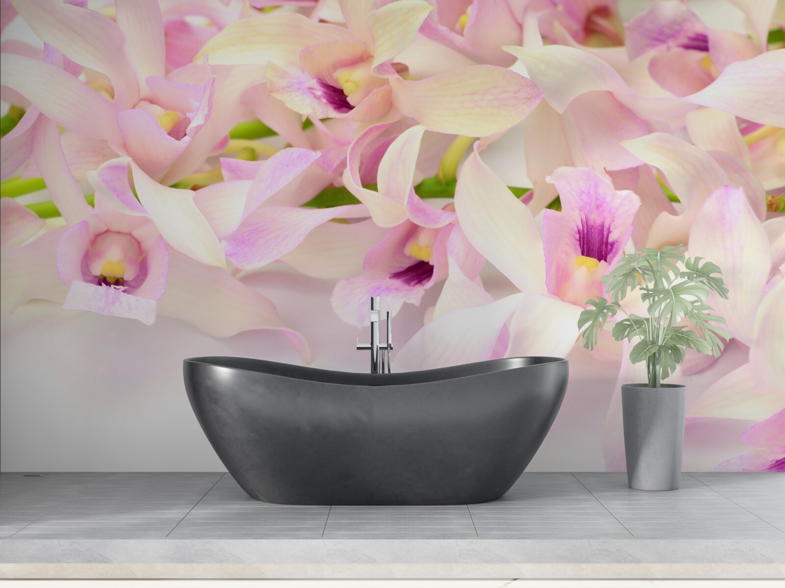 Fototapeta jemné ružové puky kvetov