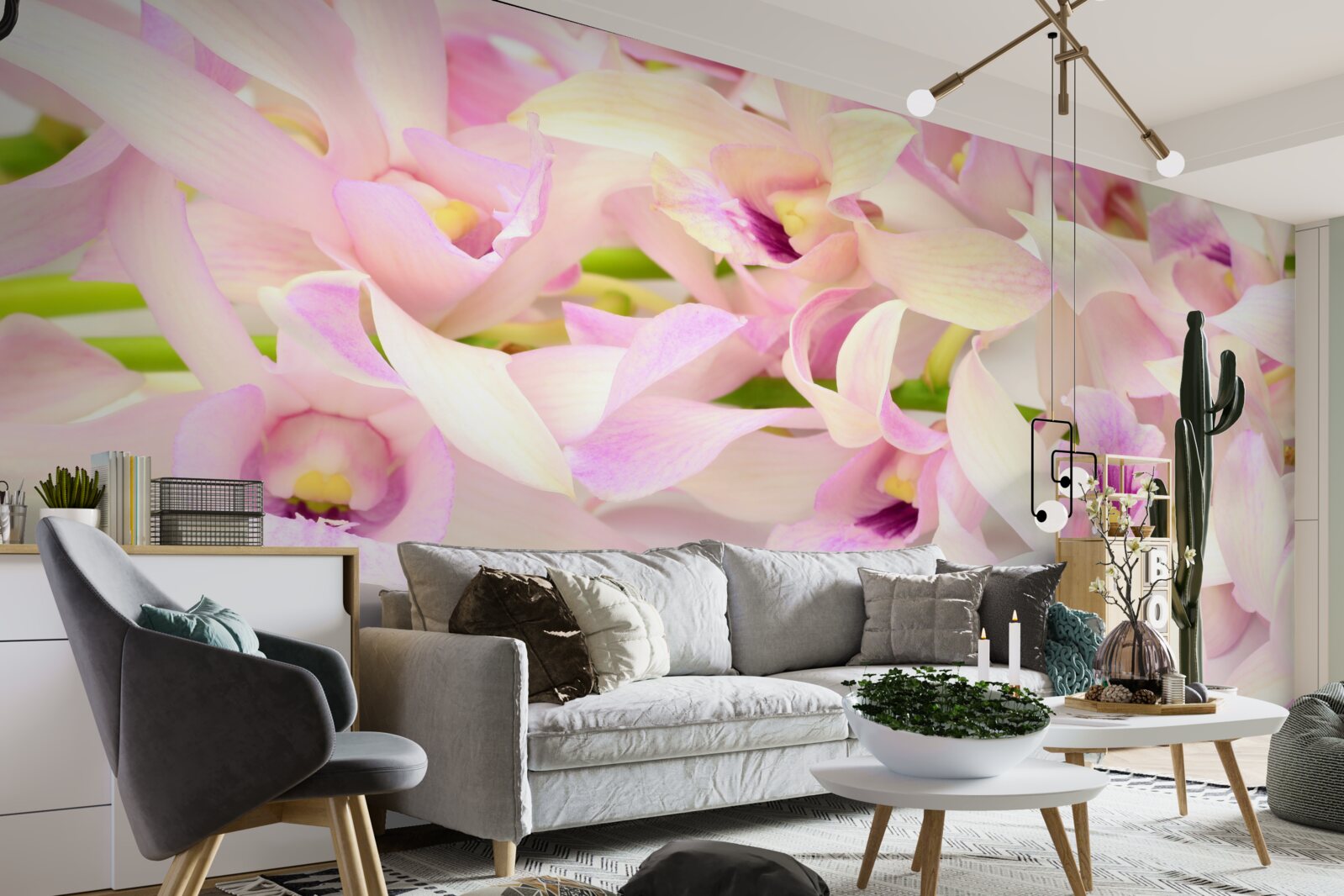 Fototapeta jemné ružové puky kvetov