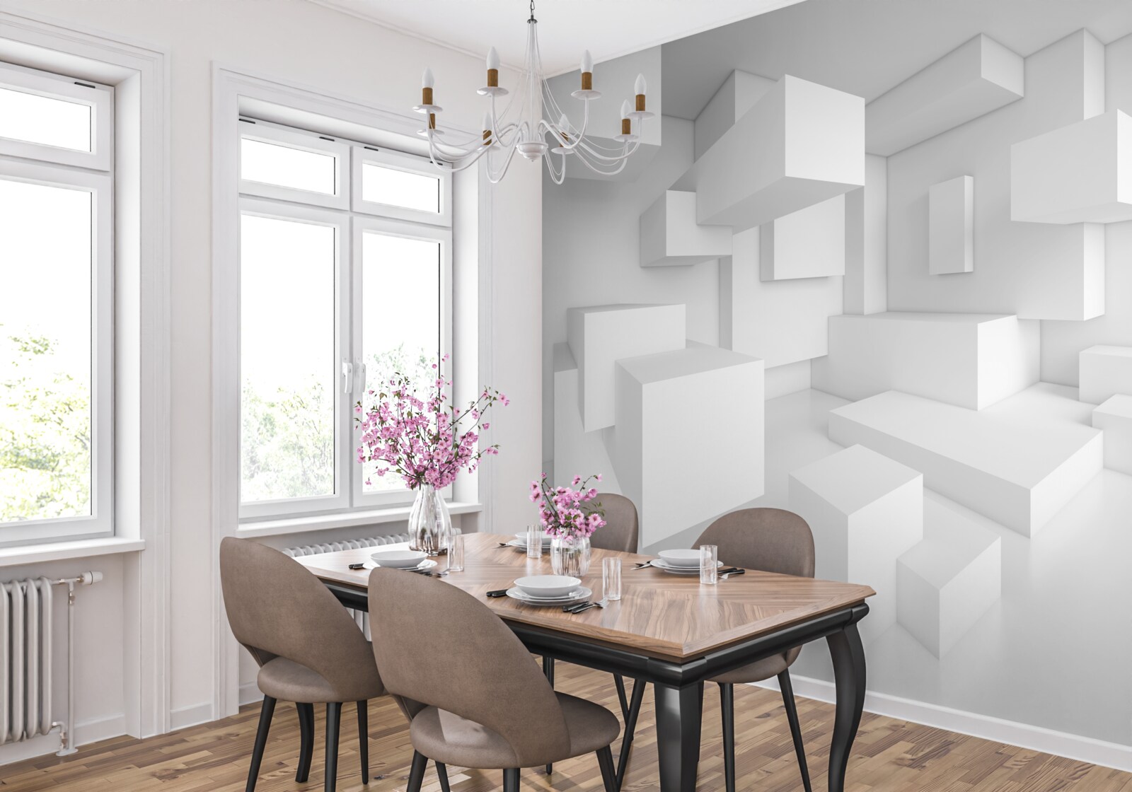 Fototapeta podanie lietajúcich obdĺžnikov