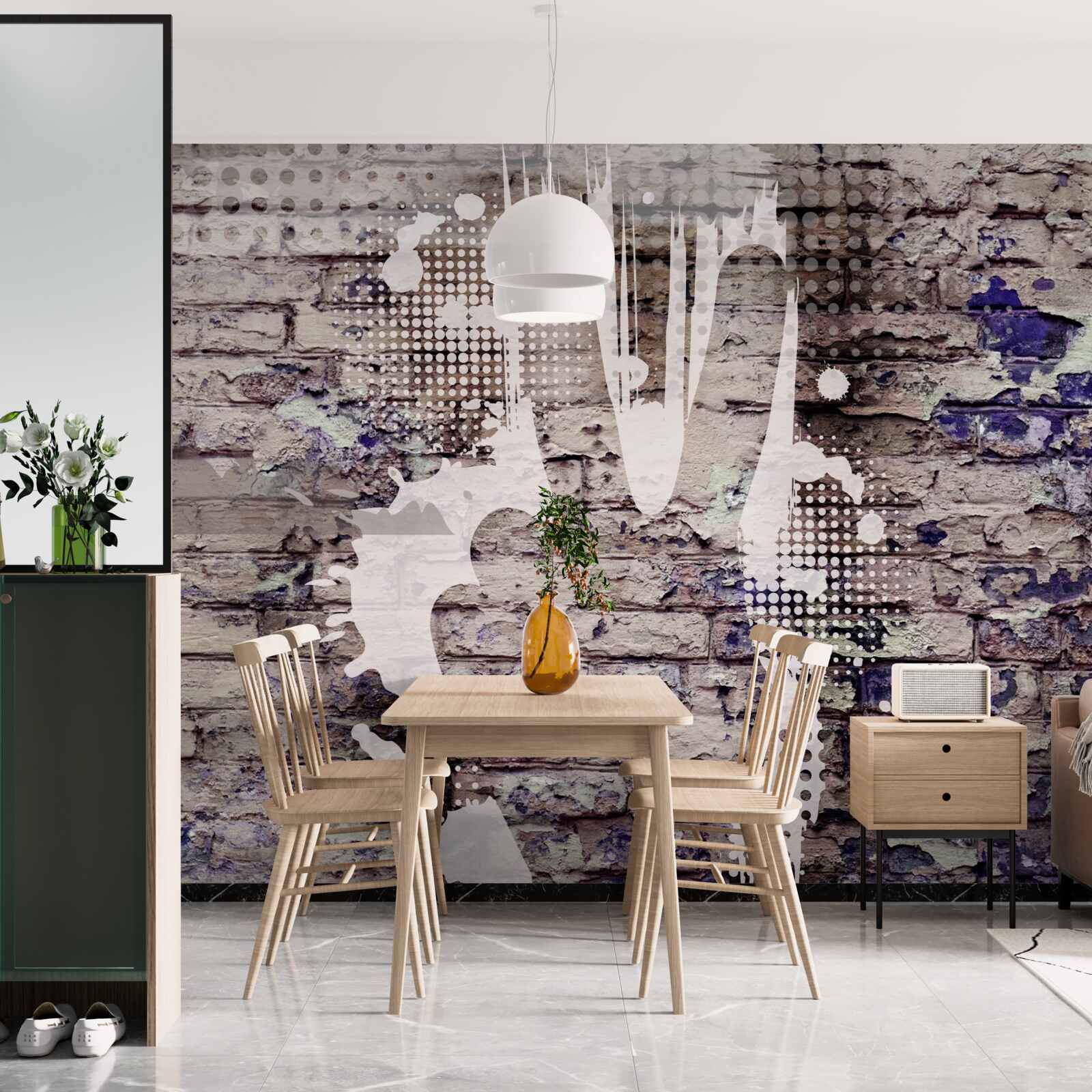 Fototapeta tieň ruky na stene