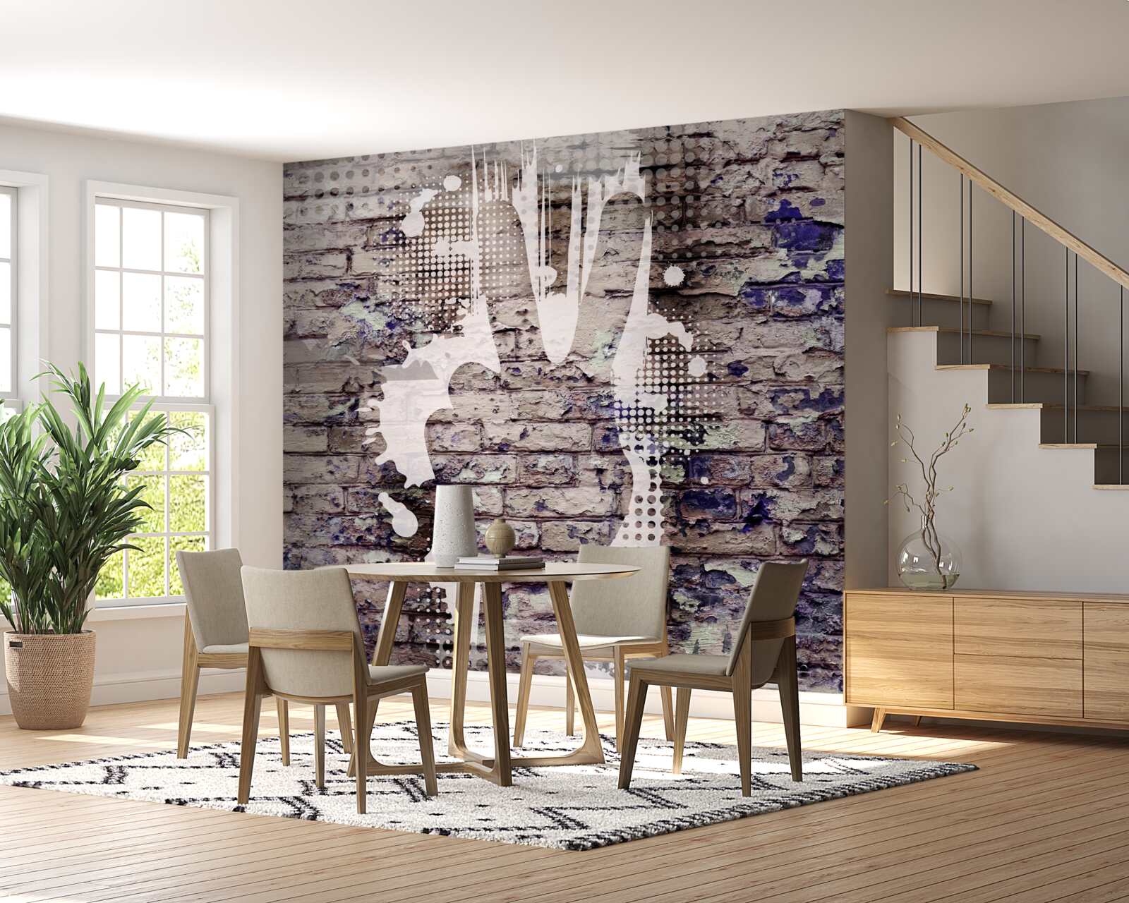 Fototapeta tieň ruky na stene