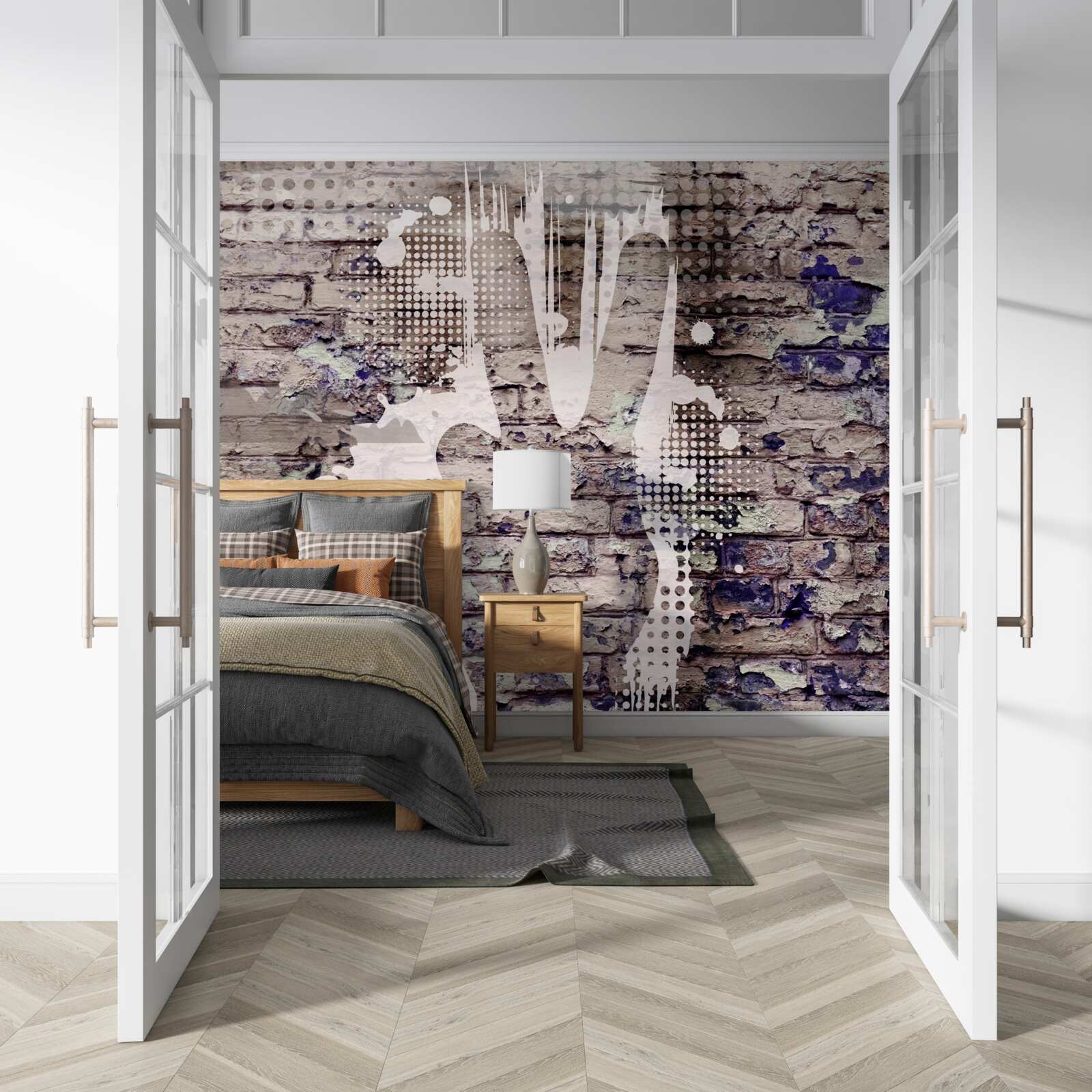 Fototapeta tieň ruky na stene