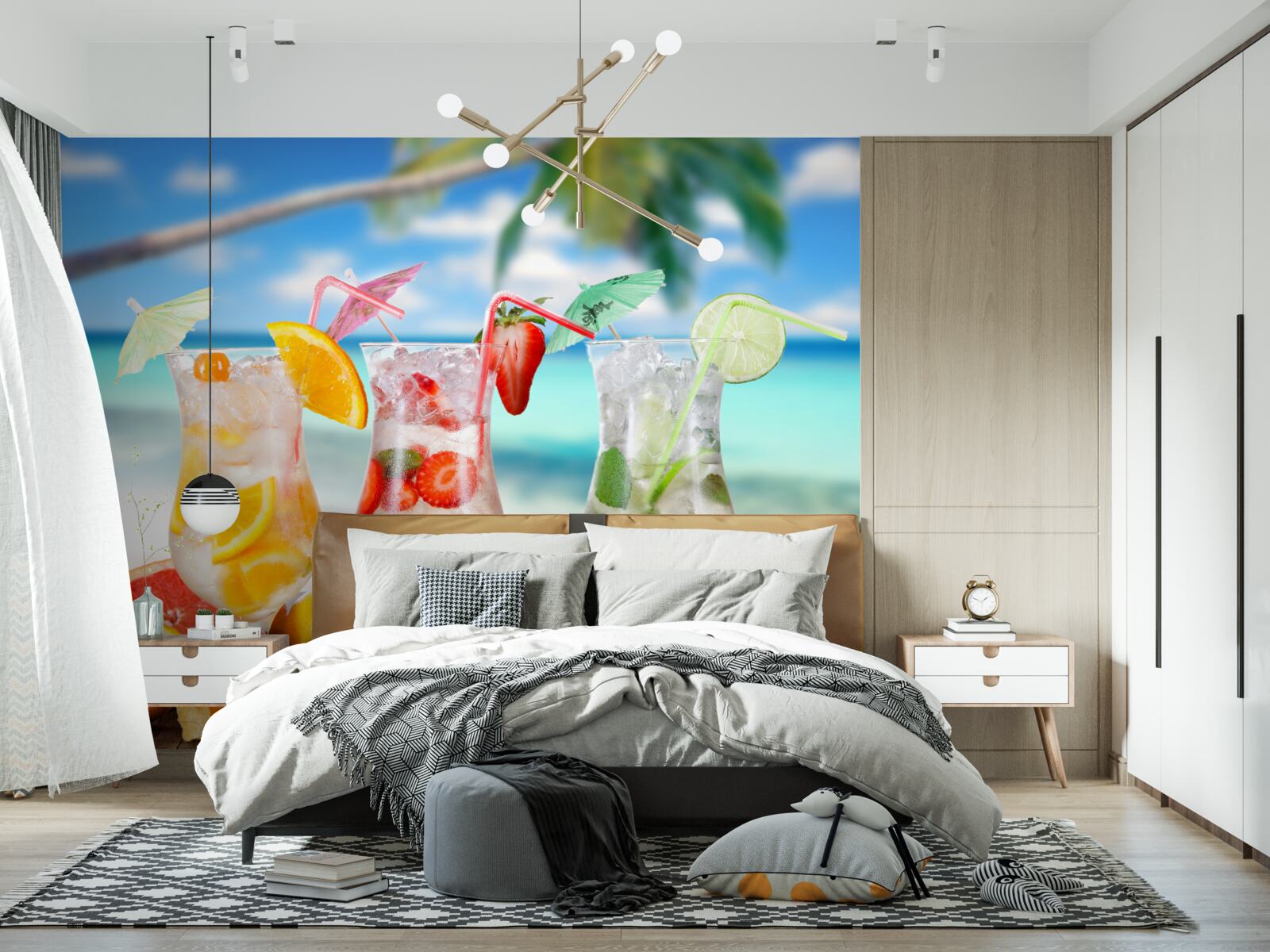 Fototapeta nápoje na báze exotického ovocia