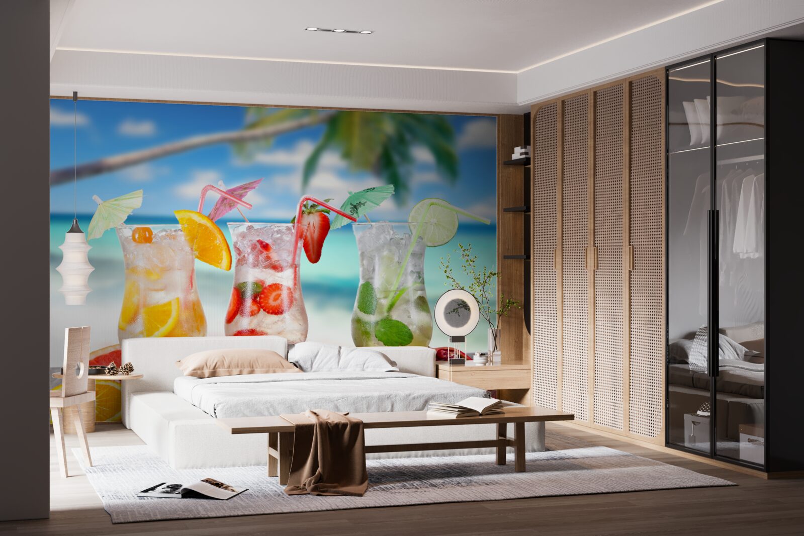 Fototapeta nápoje na báze exotického ovocia