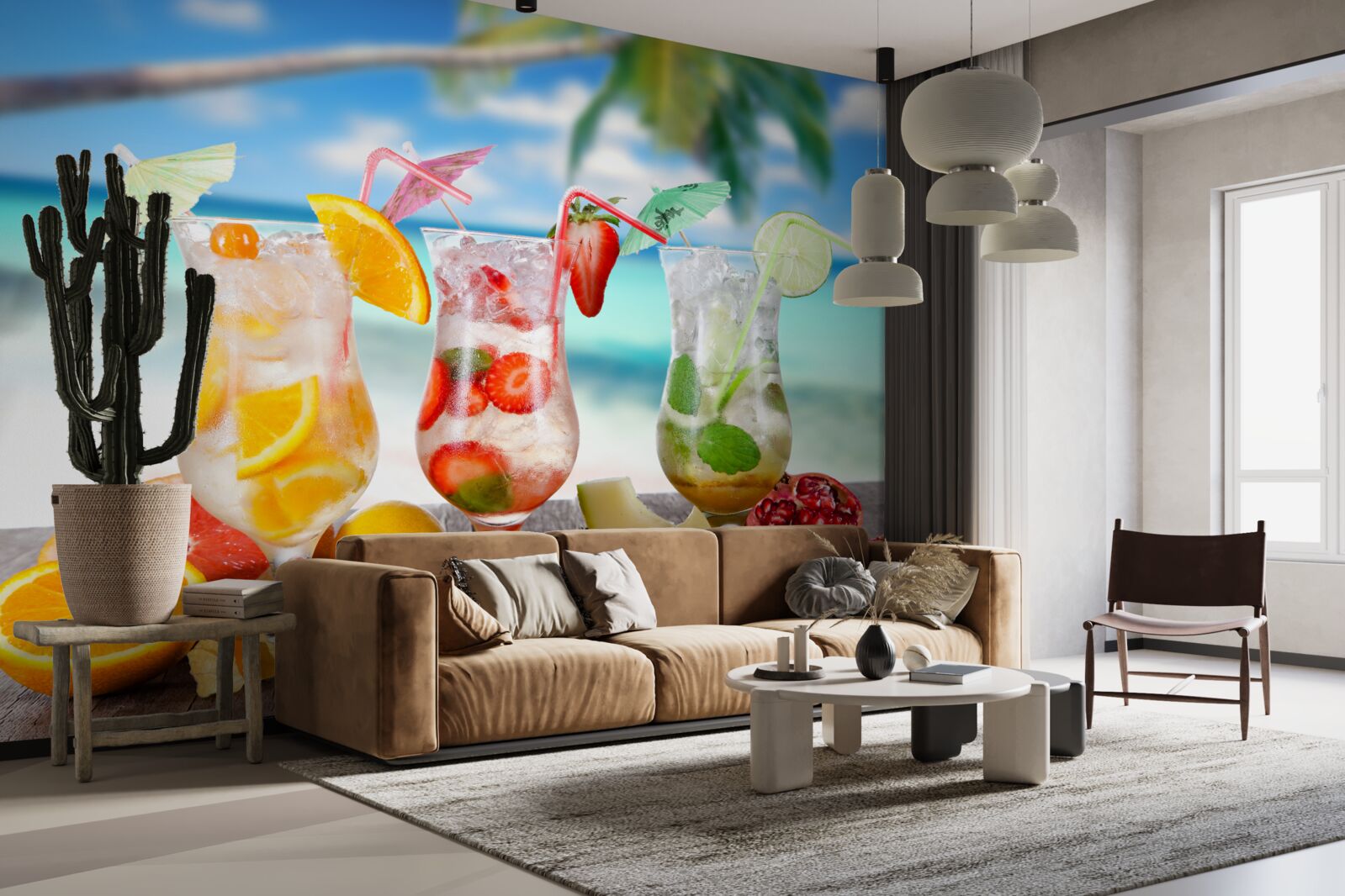 Fototapeta nápoje na báze exotického ovocia