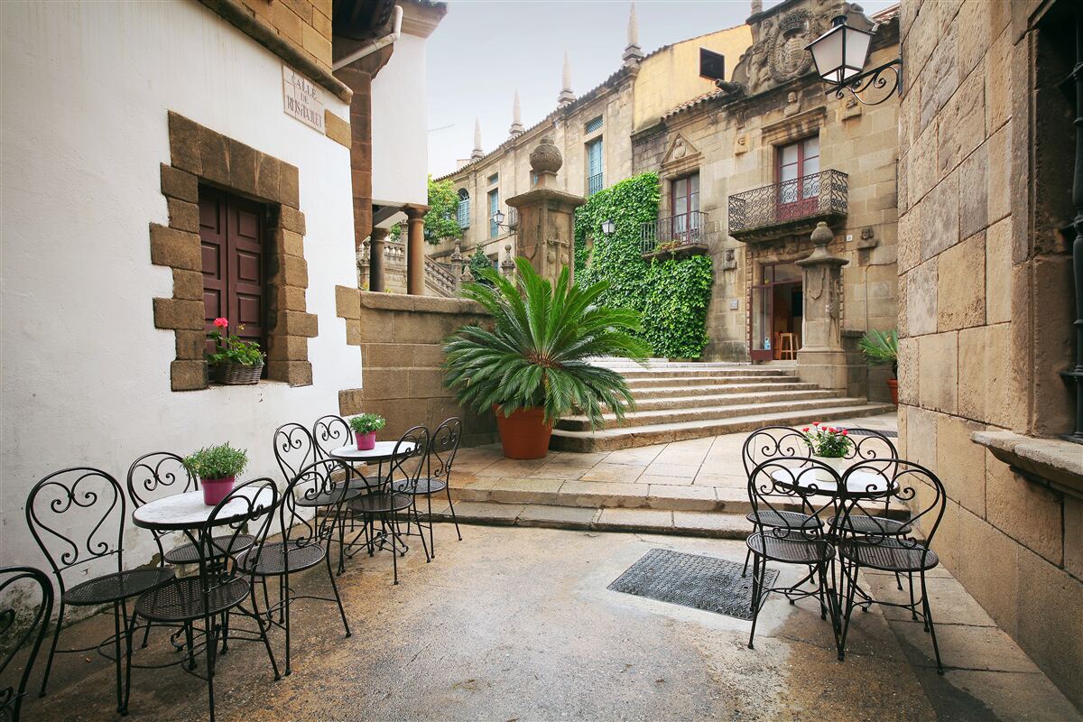 Fototapeta letné schody v Starobylom meste