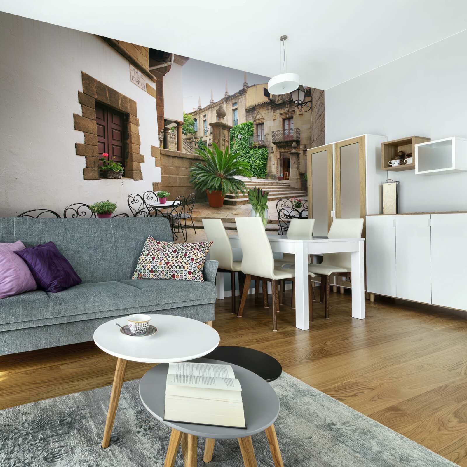 Fototapeta letné schody v Starobylom meste