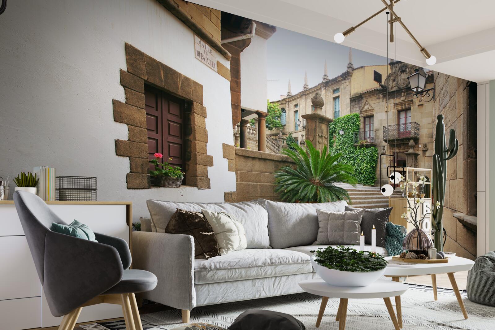 Fototapeta letné schody v Starobylom meste