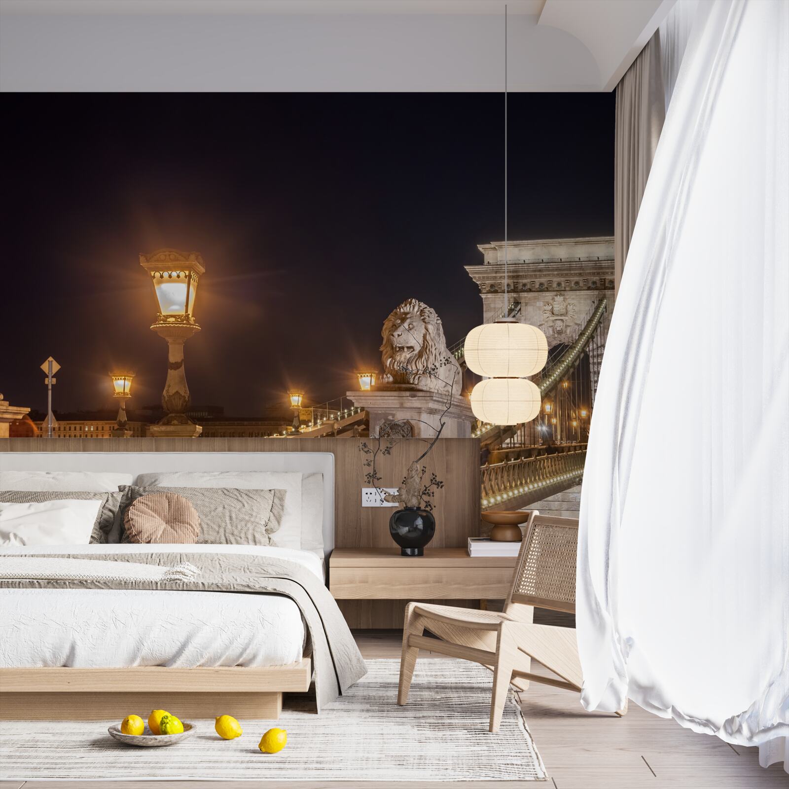 Fototapeta neobývaný násyp a zničený most