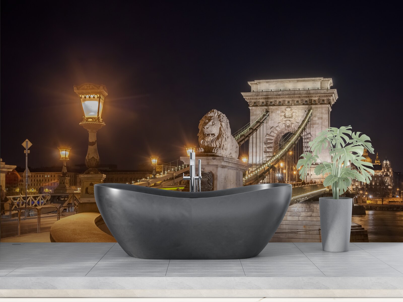 Fototapeta neobývaný násyp a zničený most