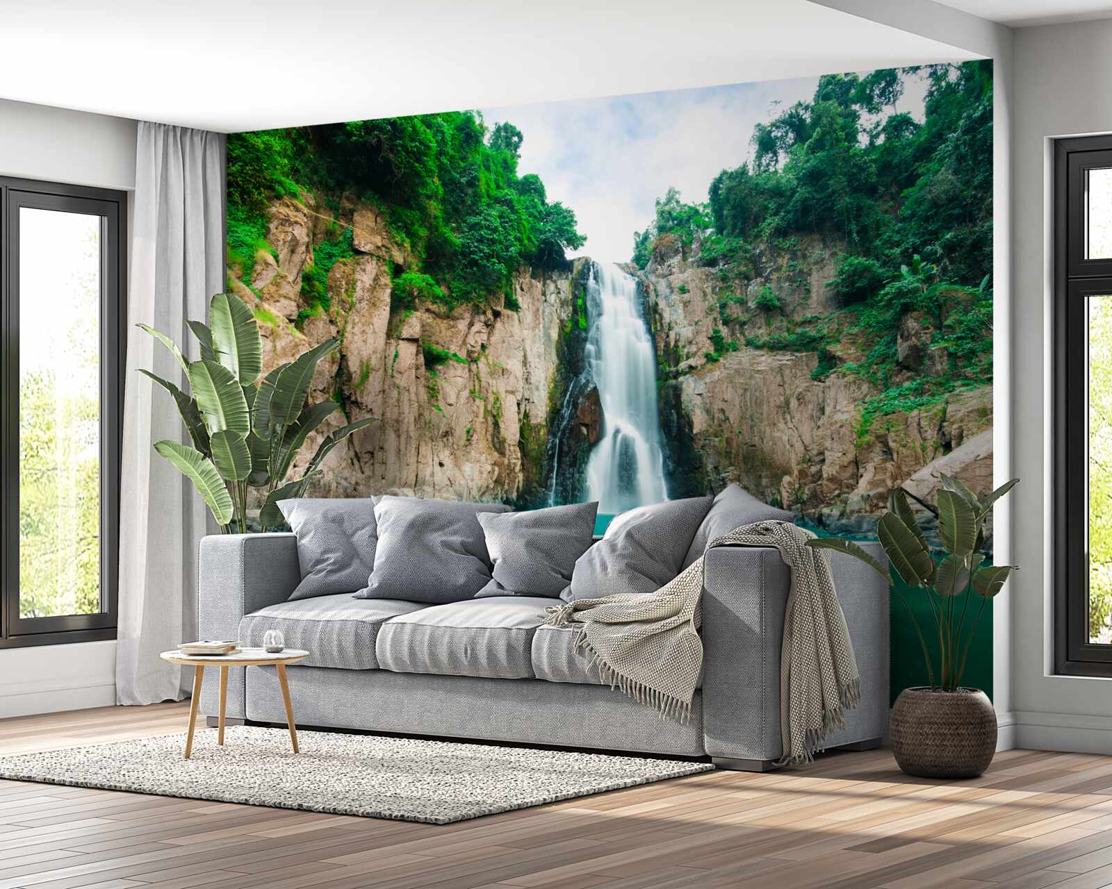 Fototapeta vysoká voda v horách