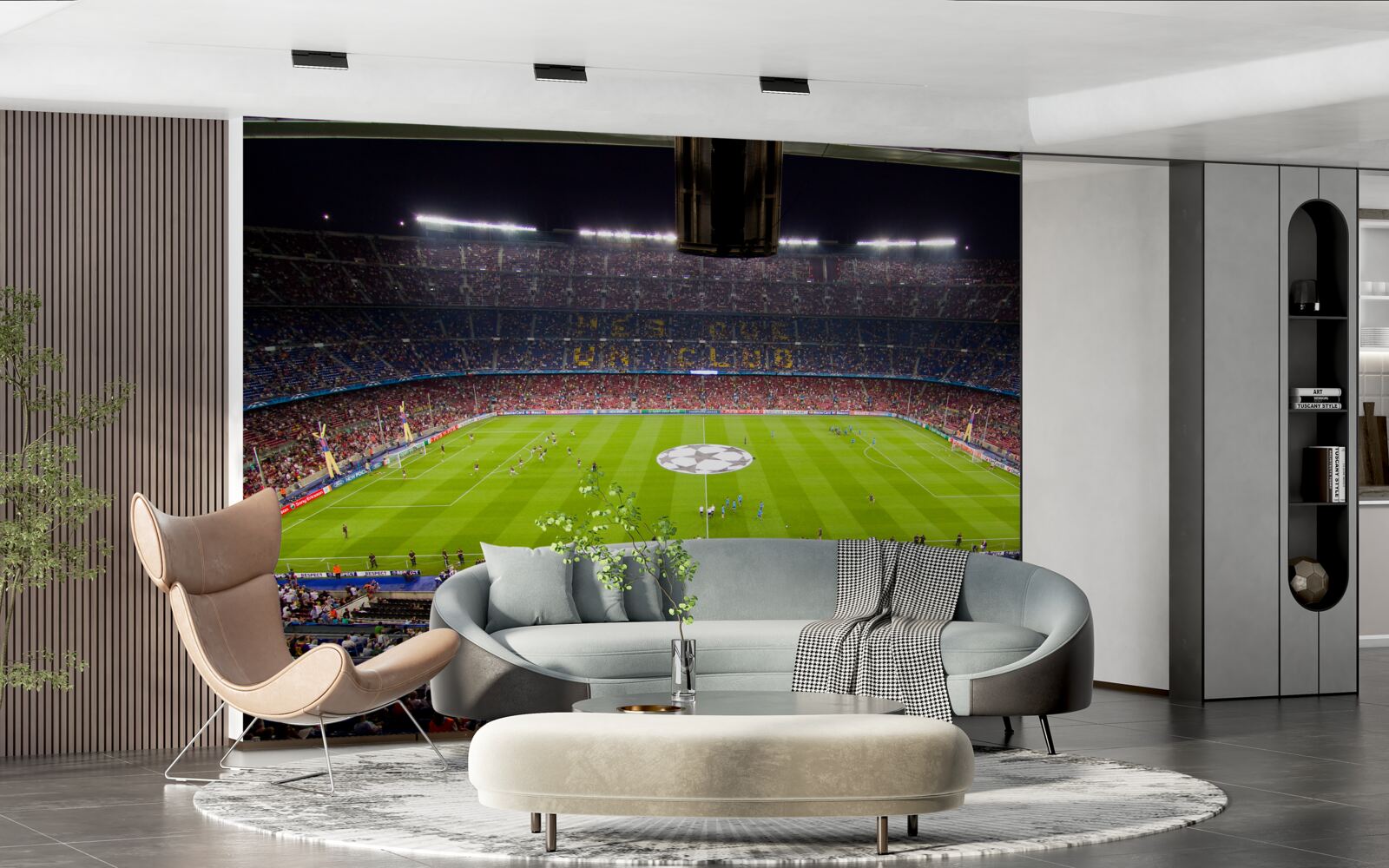 Fototapeta futbalové ihrisko s divákmi